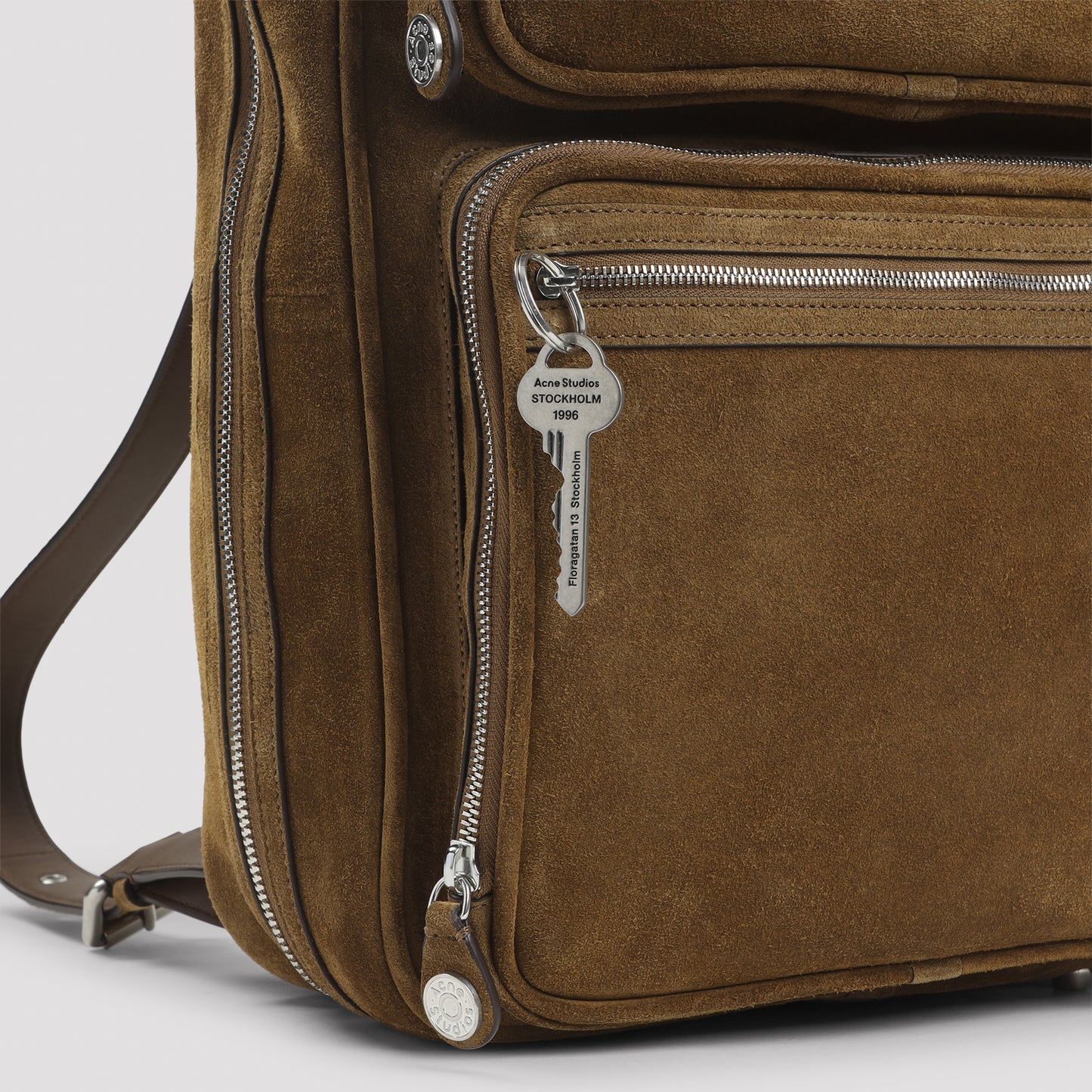 Acne Studios Camero Gym Suede Backpack