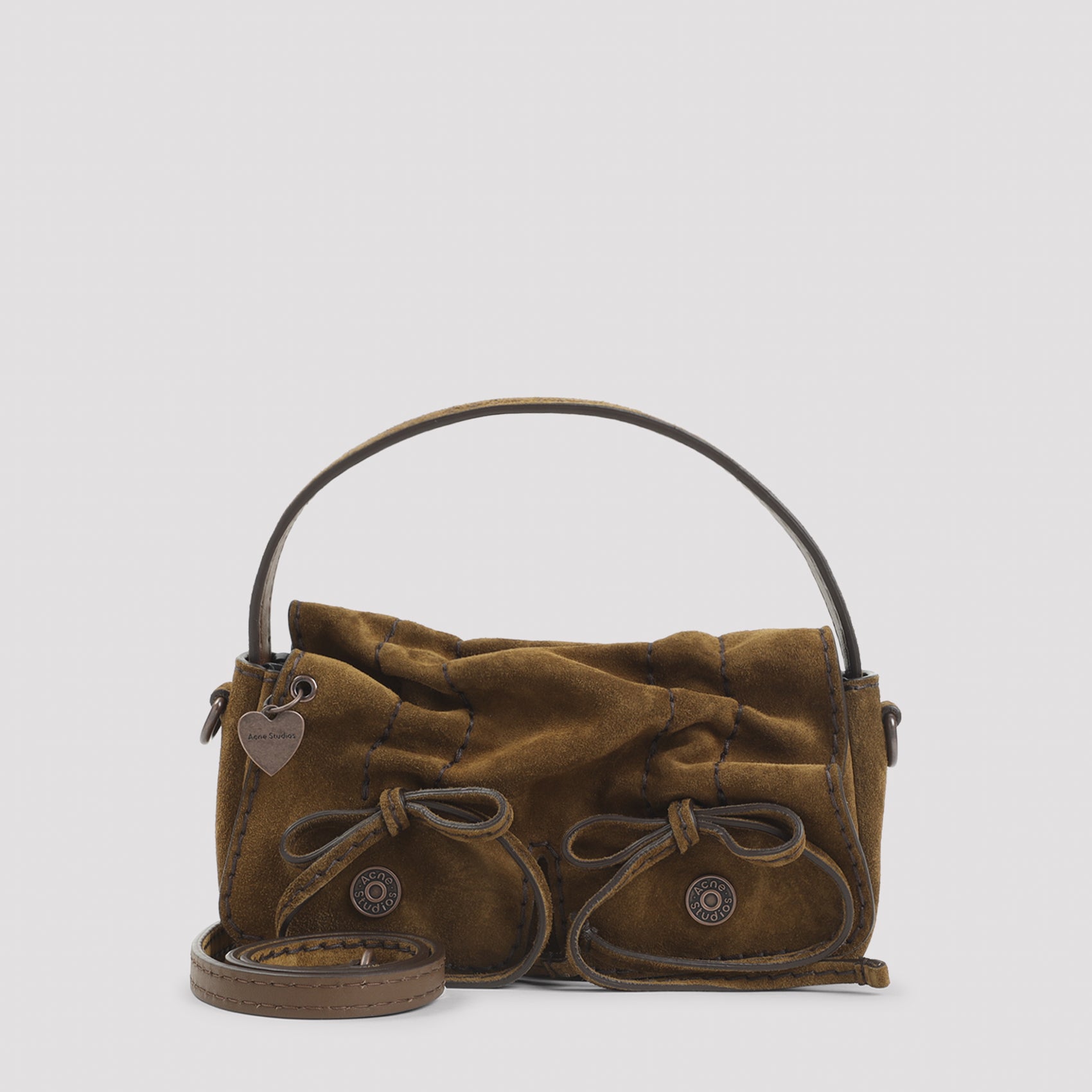 Acne Studios Micro Crossbody Suede Bag