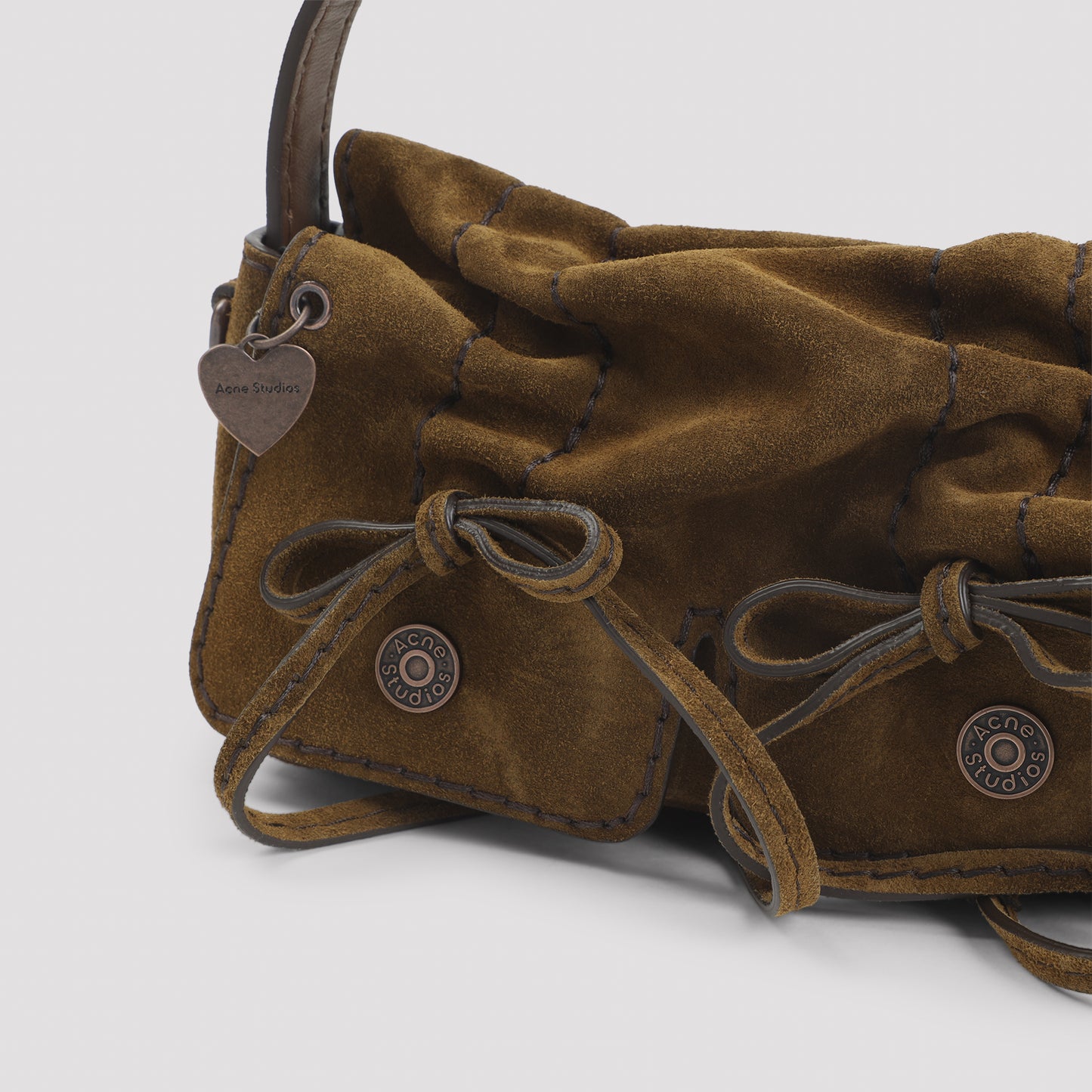 Acne Studios Micro Crossbody Suede Bag