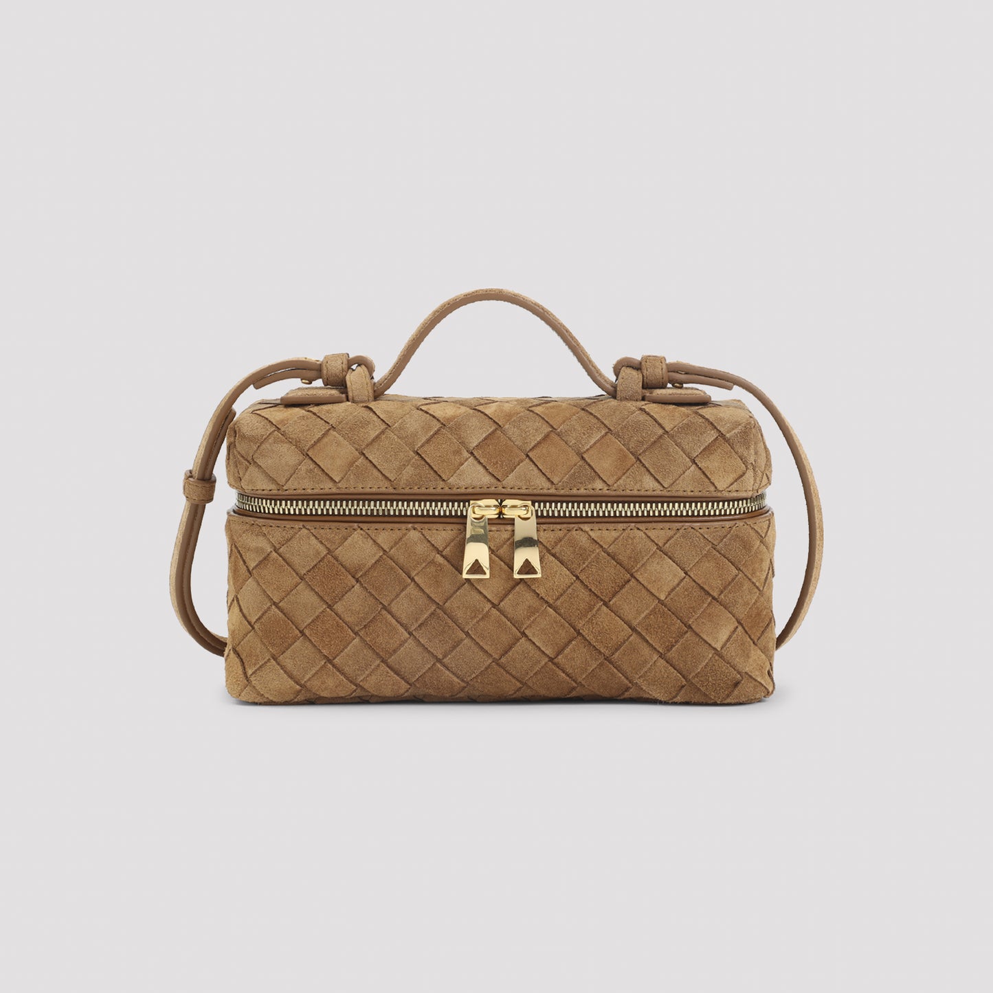 Bottega Veneta Bang Bang Suede Vanity Case Bag