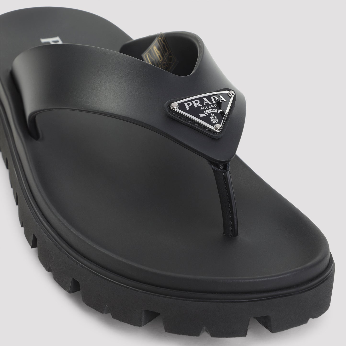 Prada Soft Cage Thongs Sandals