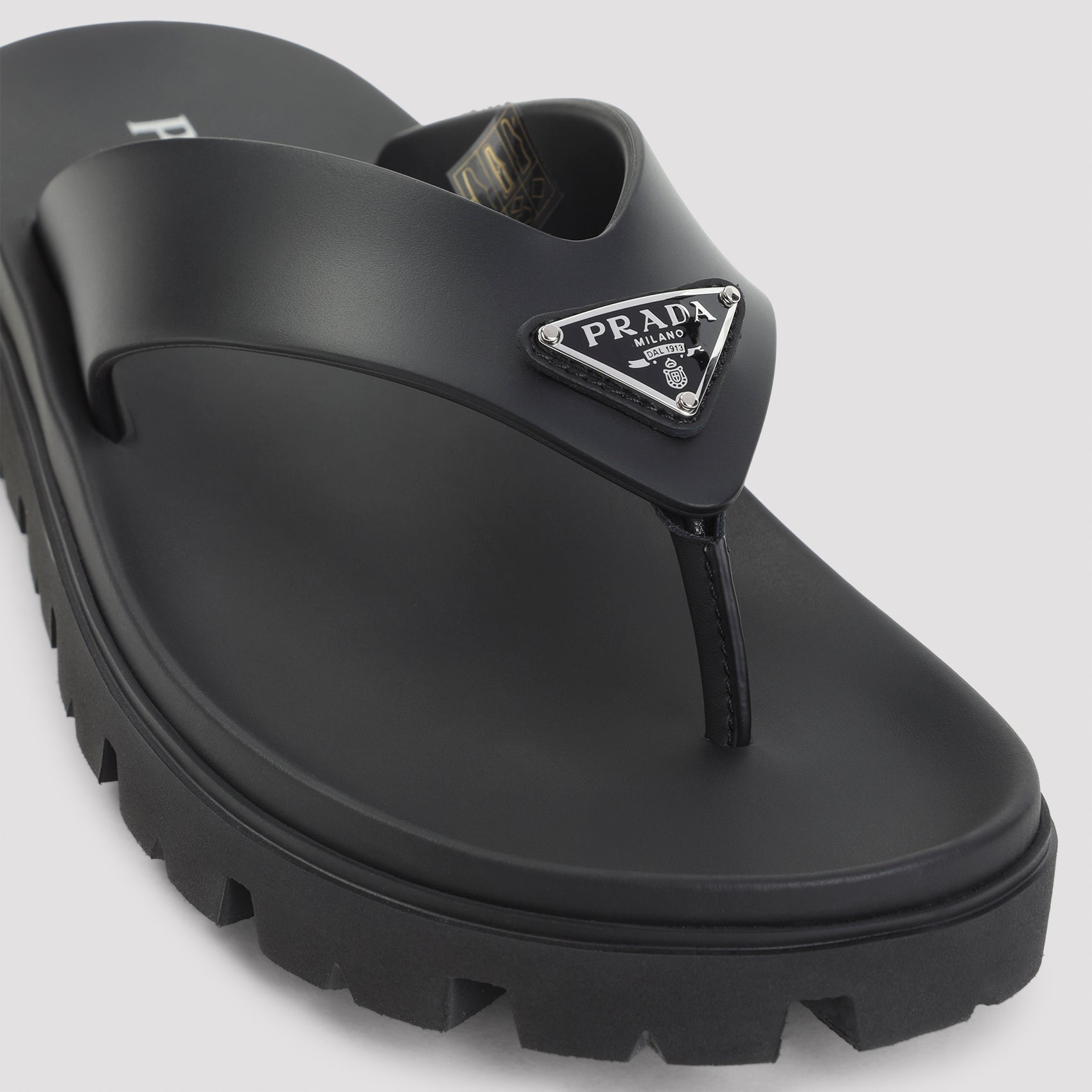 Prada Soft Cage Thongs Sandals