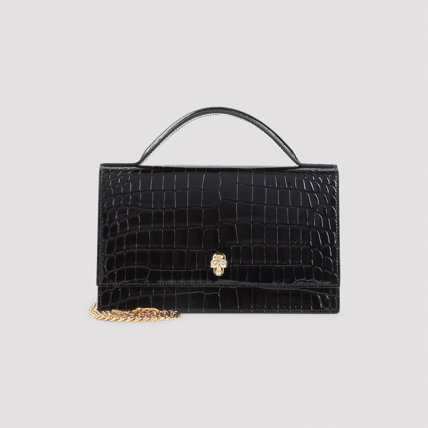 Alexander McQueen TH Medium Skull Clutch