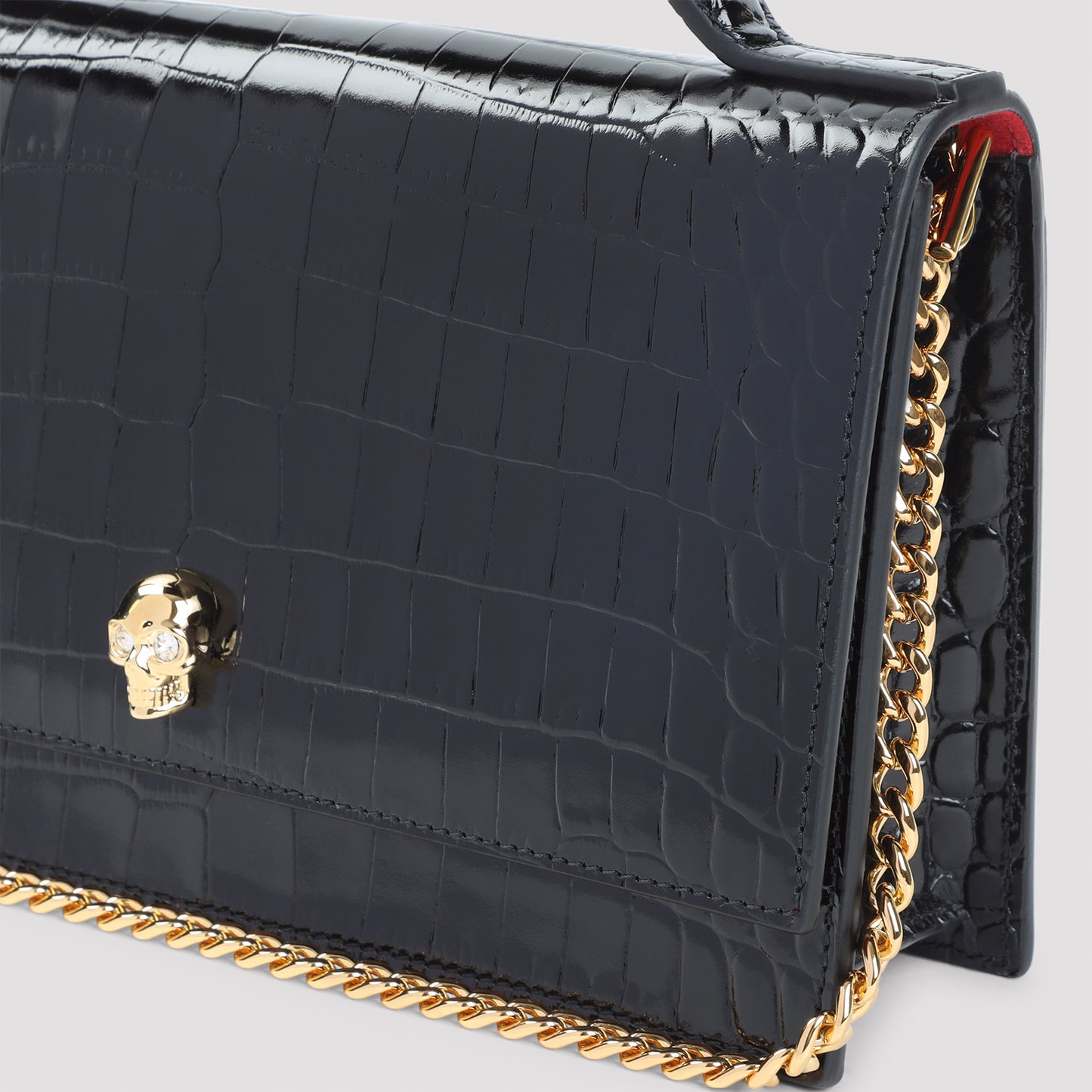 Alexander McQueen TH Medium Skull Clutch