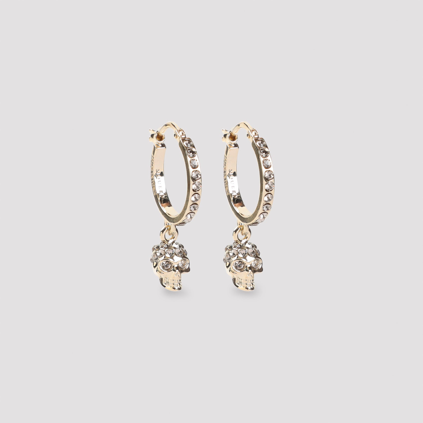 Alexander McQueen Skull Hoop Earrings