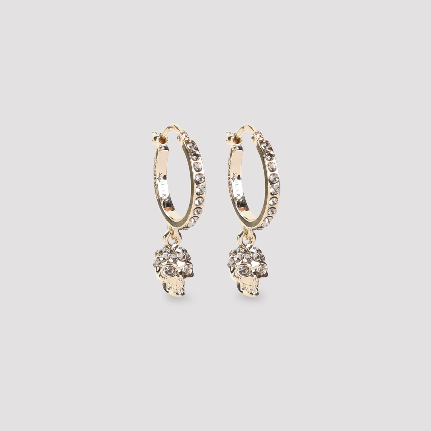Alexander McQueen Skull Hoop Earrings