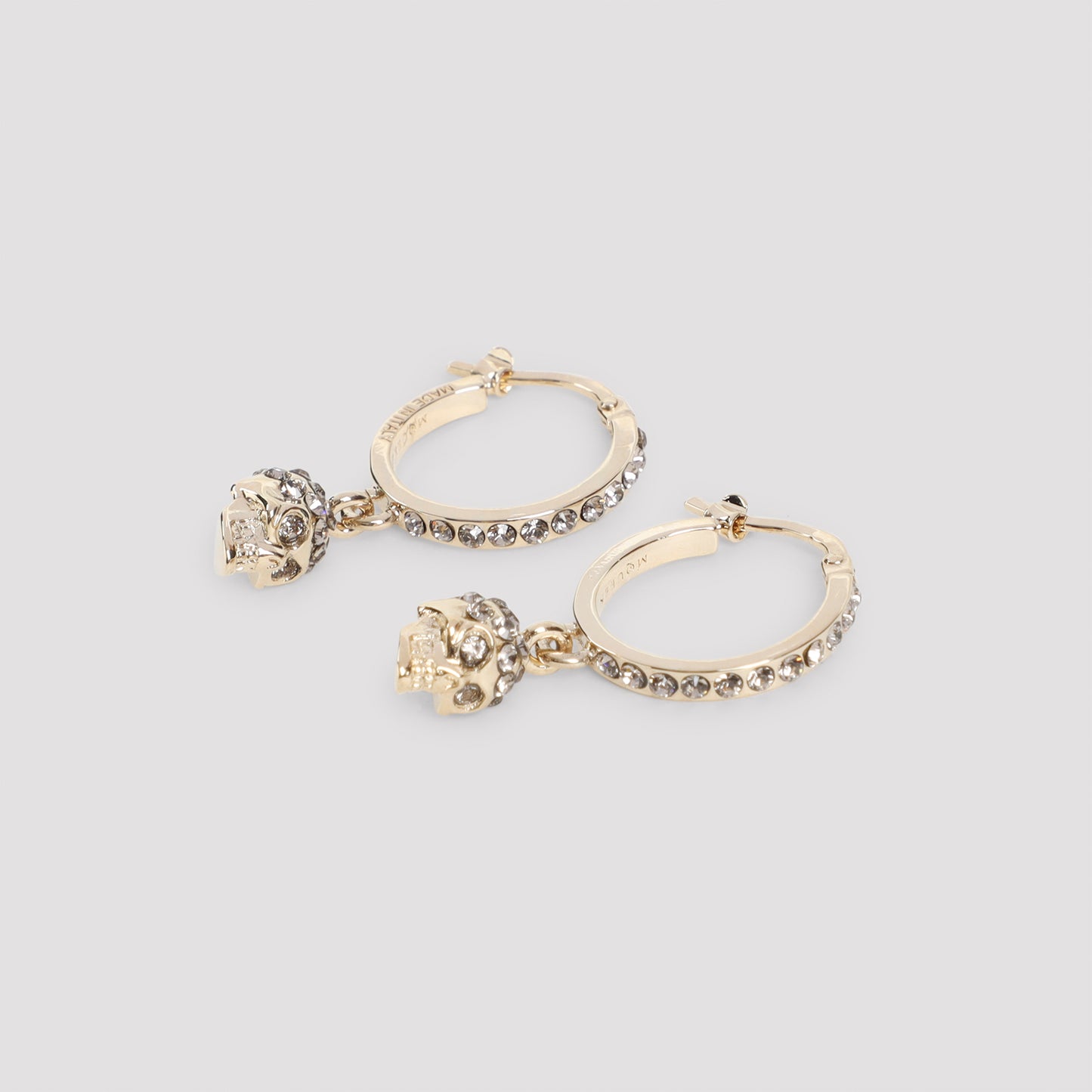 Alexander McQueen Skull Hoop Earrings