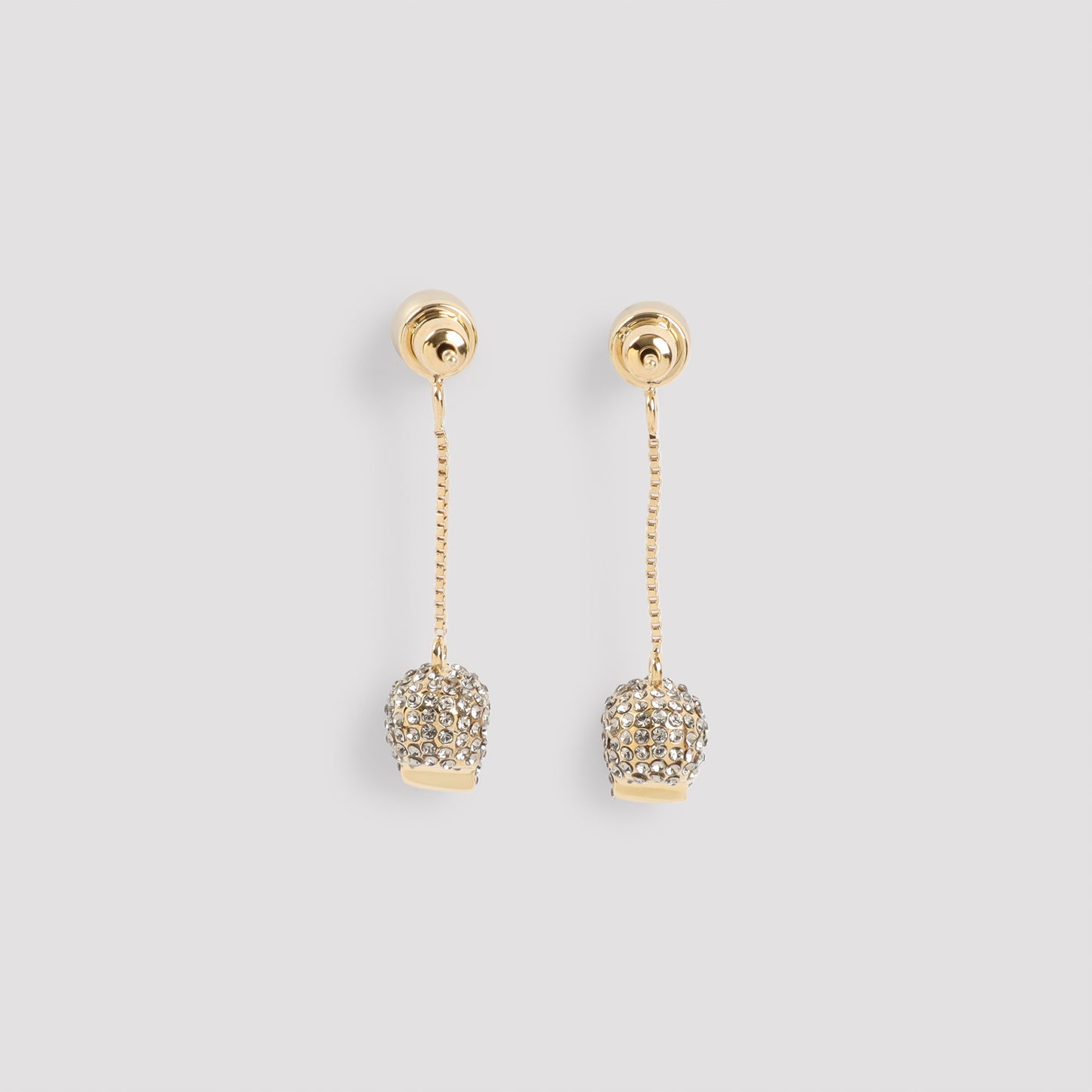Alexander McQueen Pave Skull Earrings
