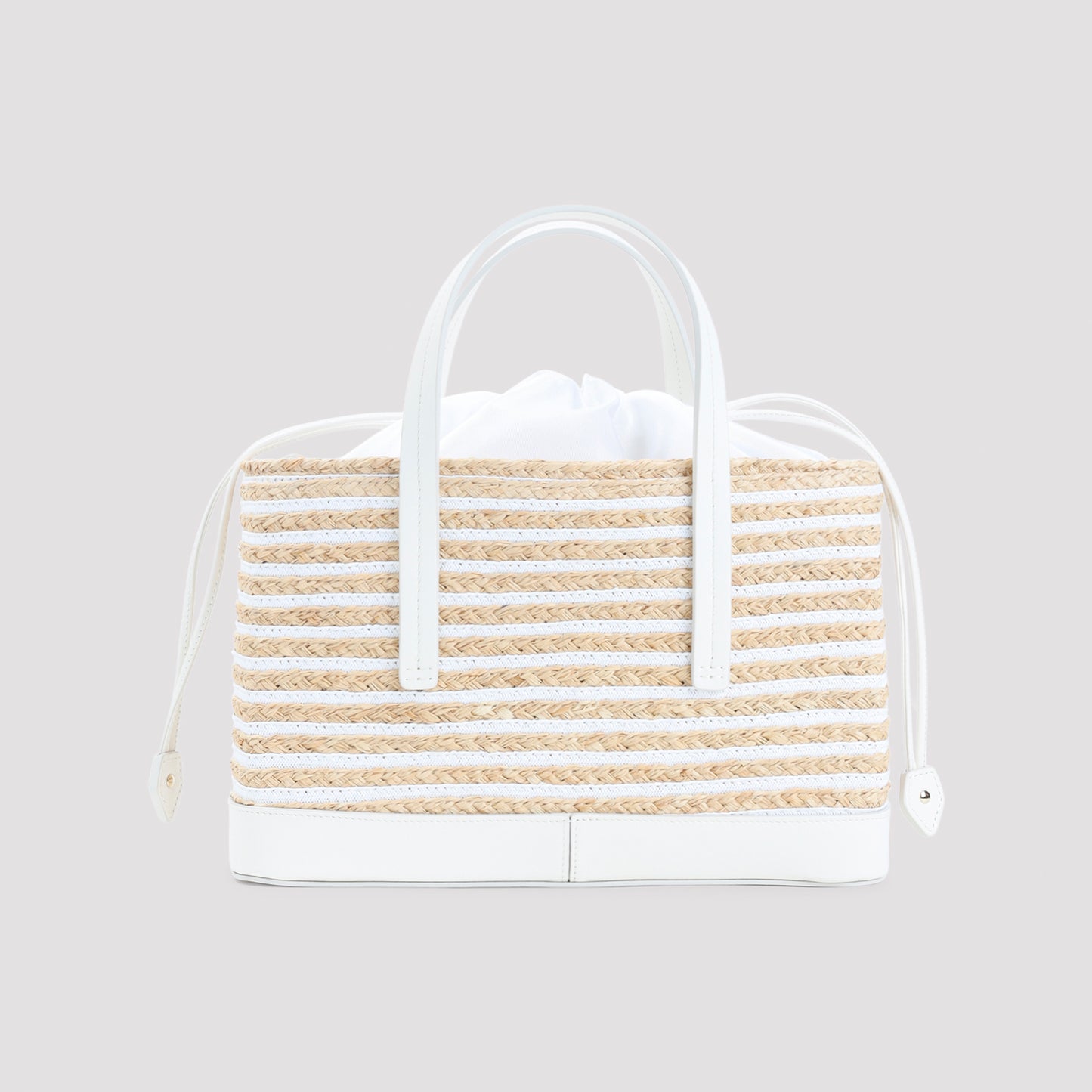 Roger Vivier Skate Straw Shopping Bag