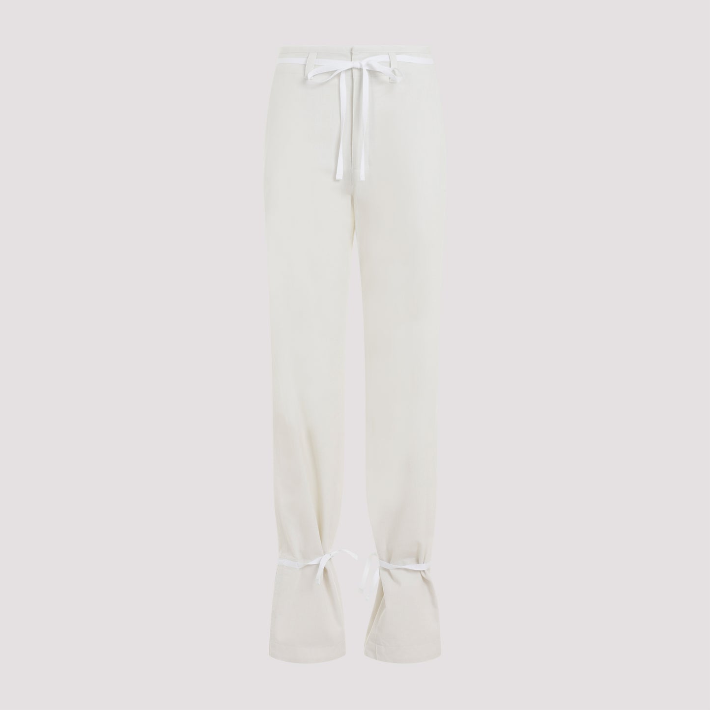 Lemaire Straight Pants With Strings