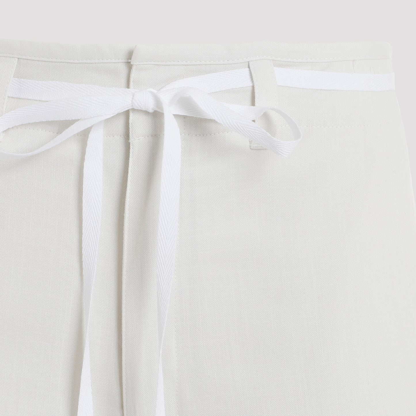 Lemaire Straight Pants With Strings