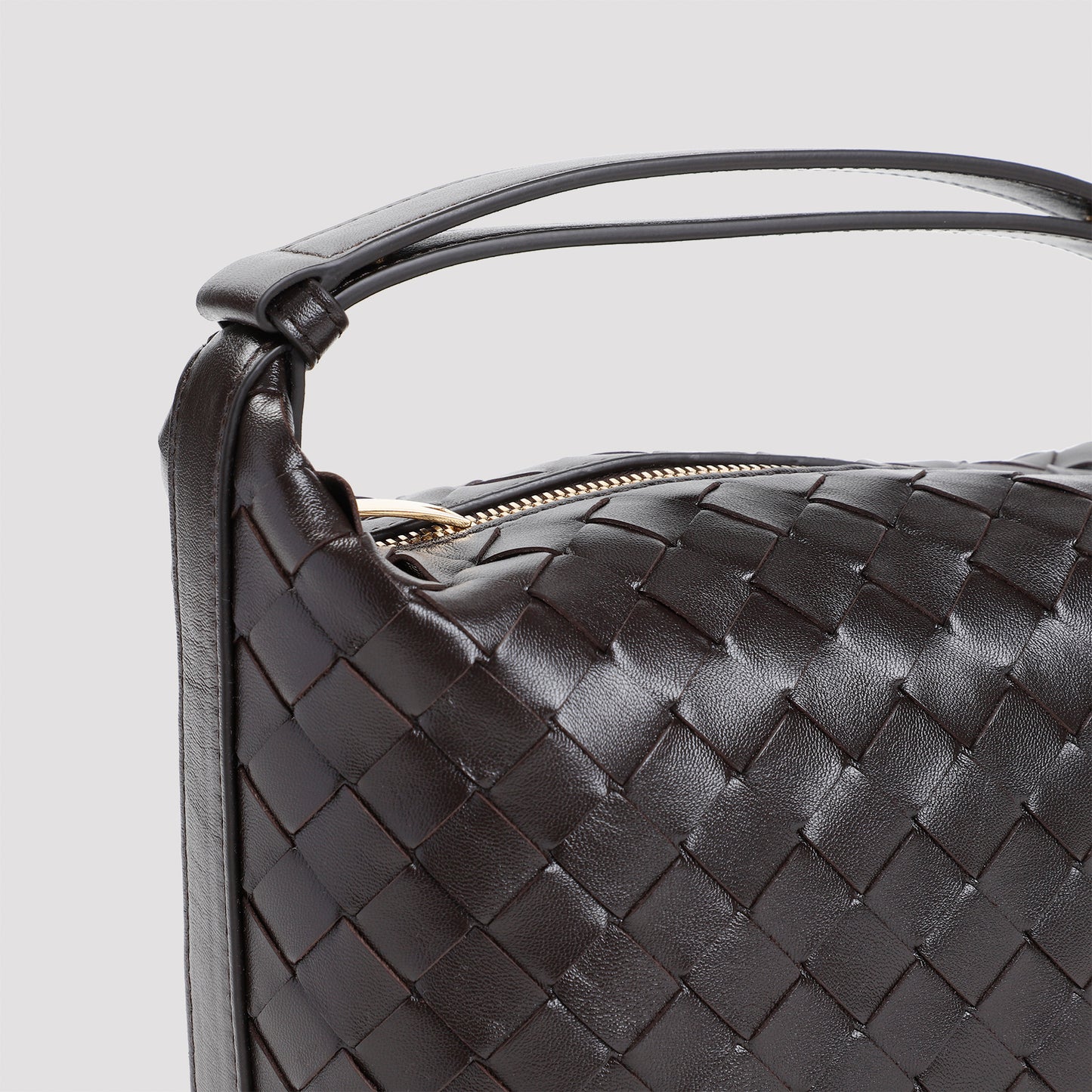 Bottega Veneta Mini Wallace Intreccio 15 Handbag