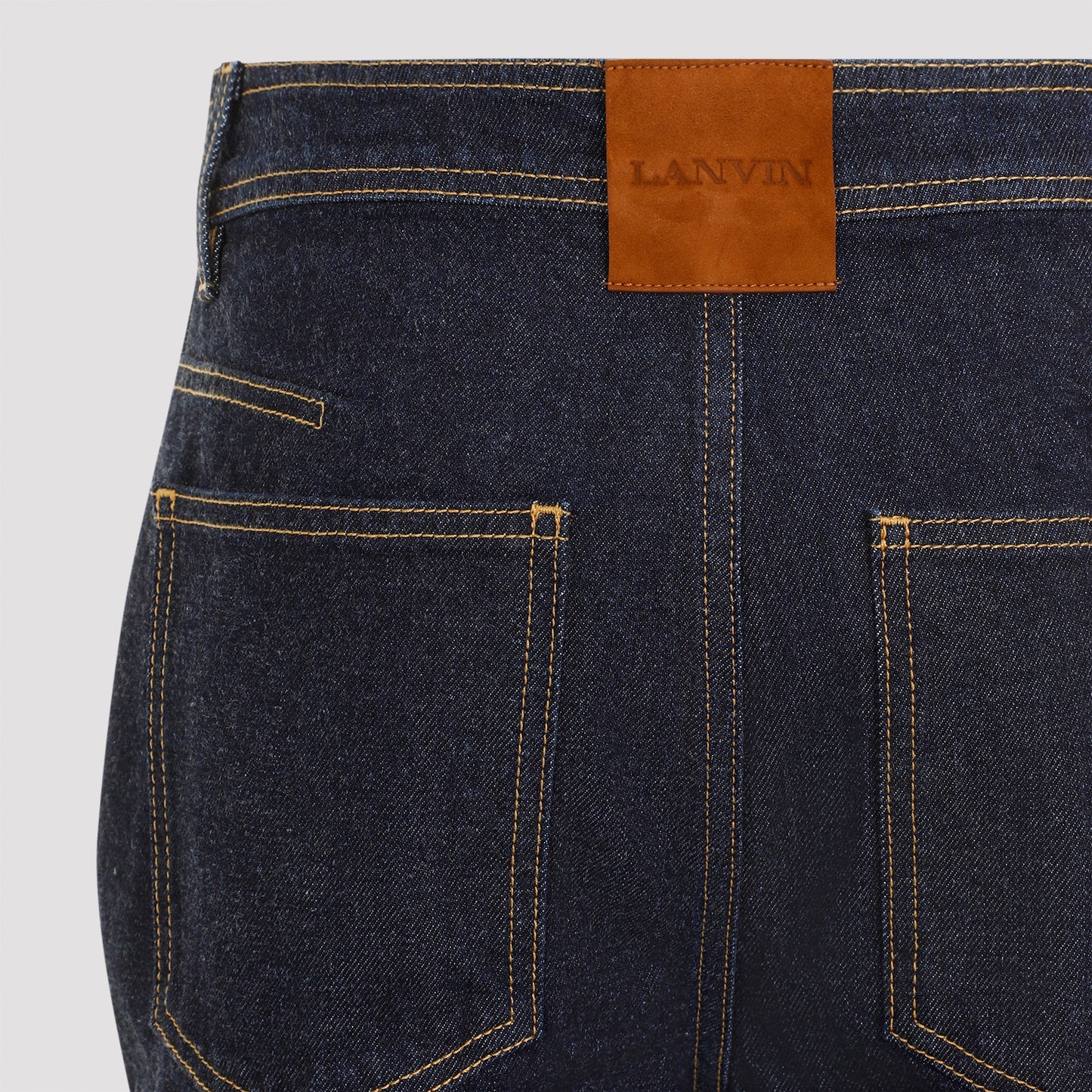 Lanvin Wide Leg Denim Jeans