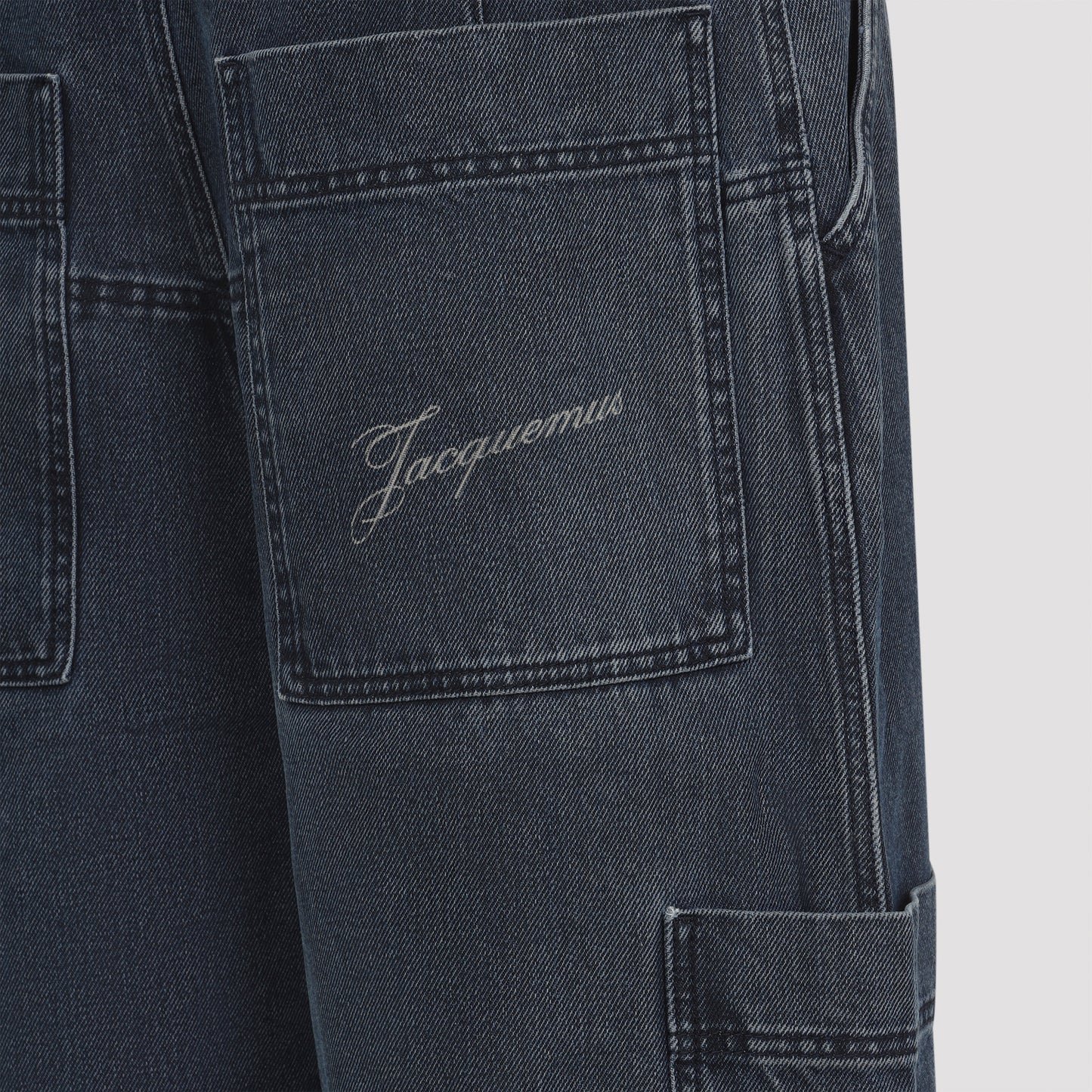 Jacquemus Le Cargo De-Nimes Carre Jeans