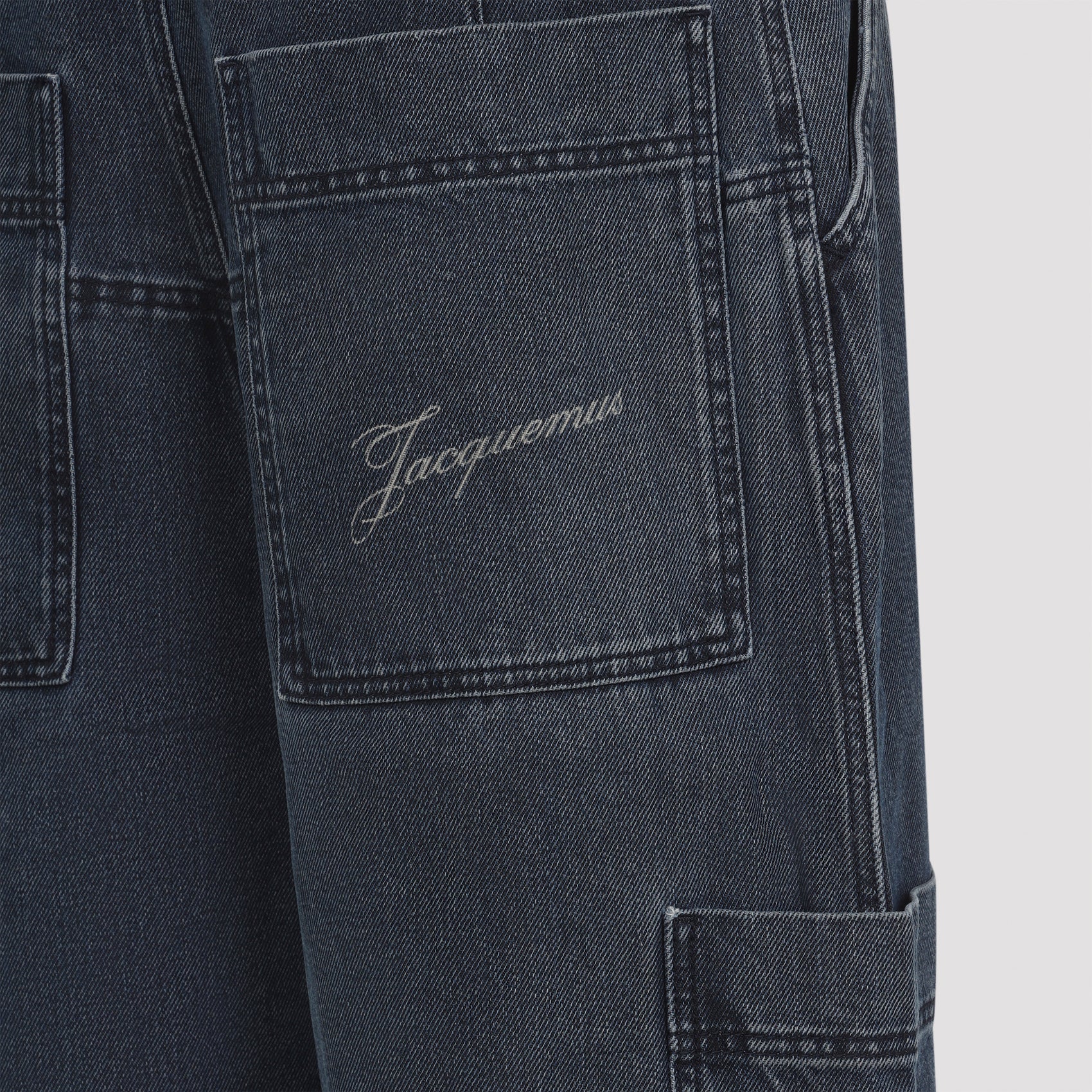 Jacquemus Le Cargo De-Nimes Carre Jeans
