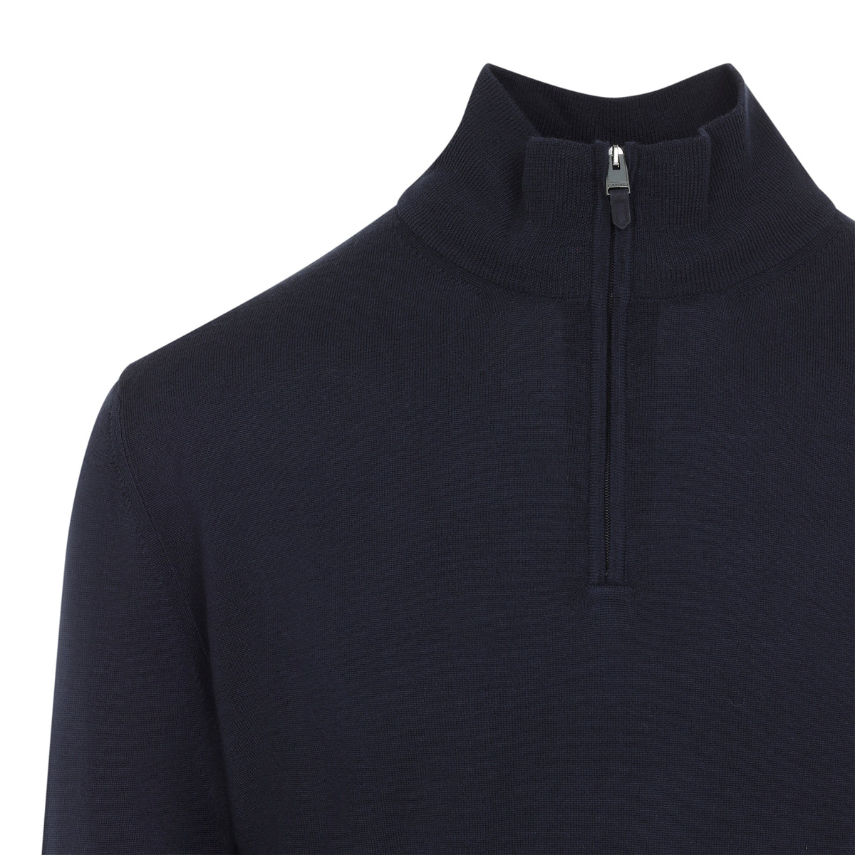 Canali Half Zip High Neck Sweater