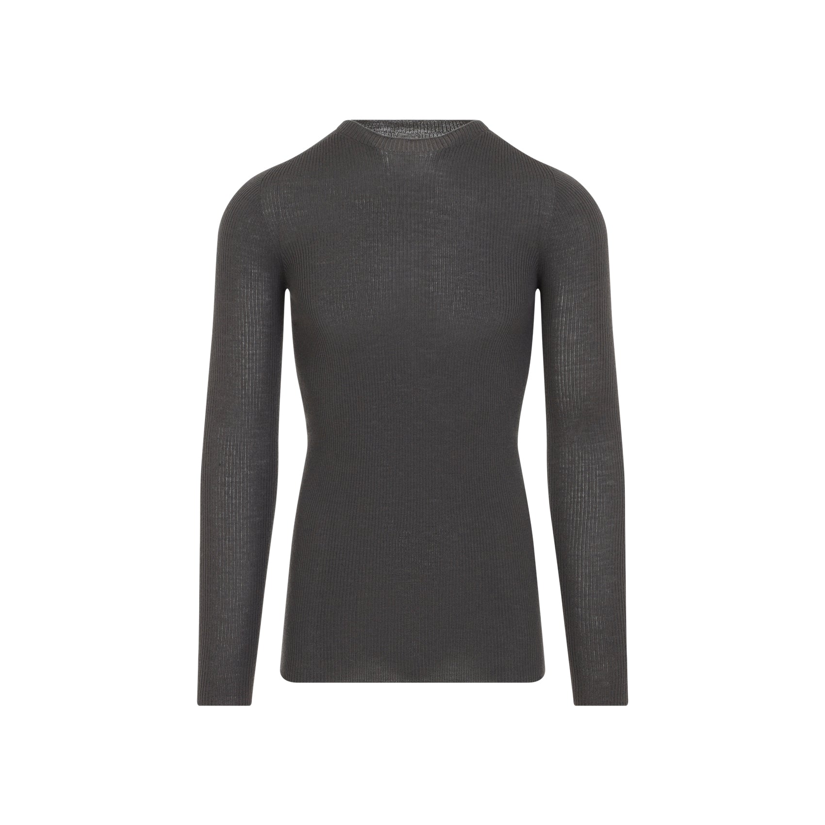 Rick Owens Ribbed Round Neck