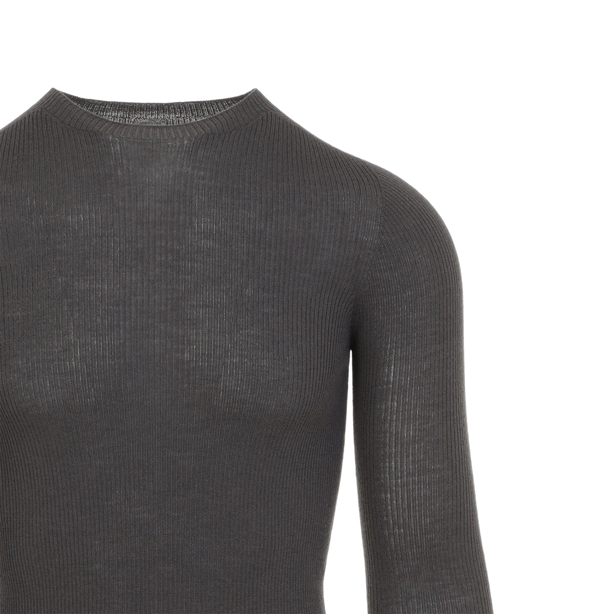 Rick Owens Ribbed Round Neck