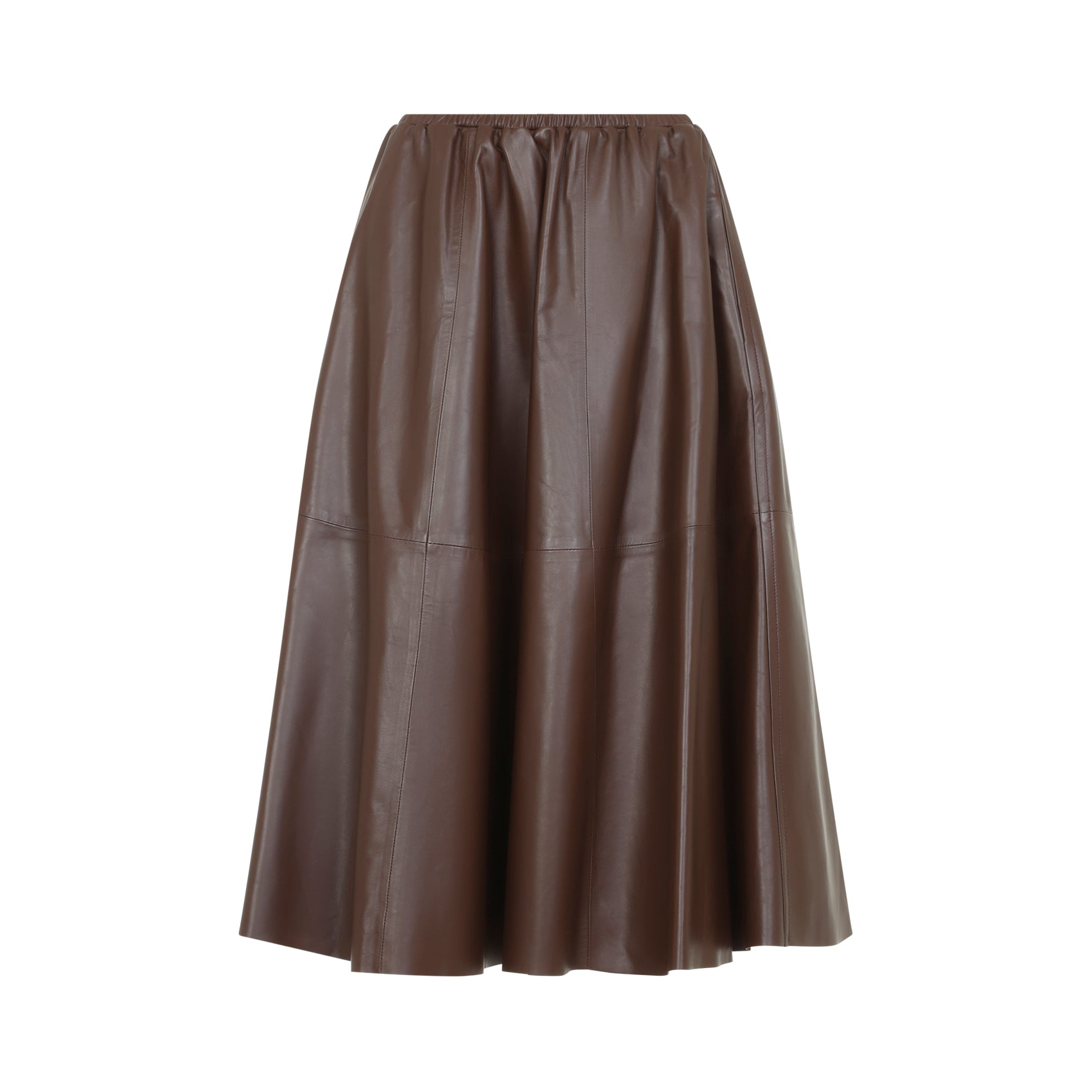 Alberta Ferretti Nappa Midi Skirt