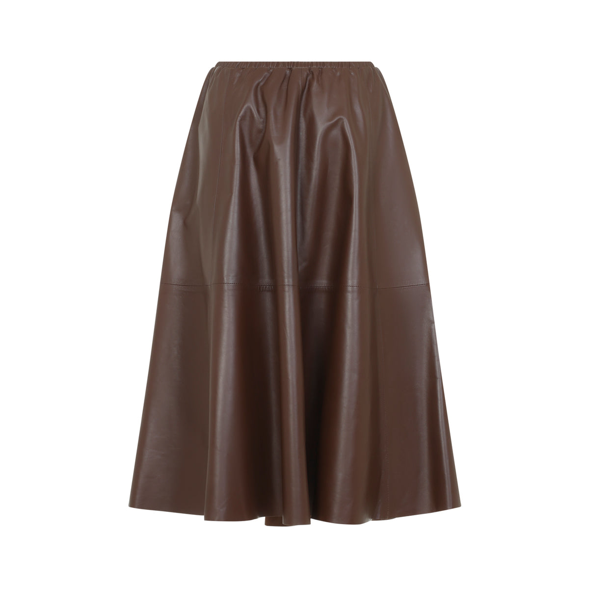 Alberta Ferretti Nappa Midi Skirt