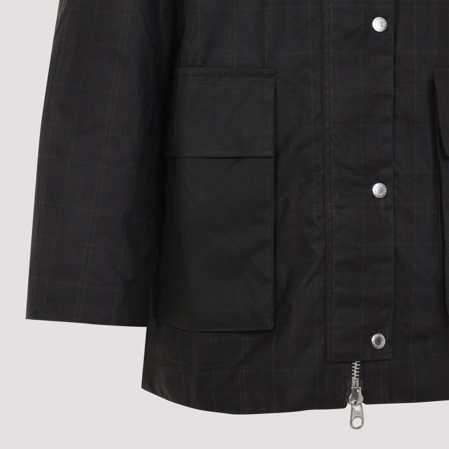 Barbour x Ganni Hood TTN Duffle Wax Jacket