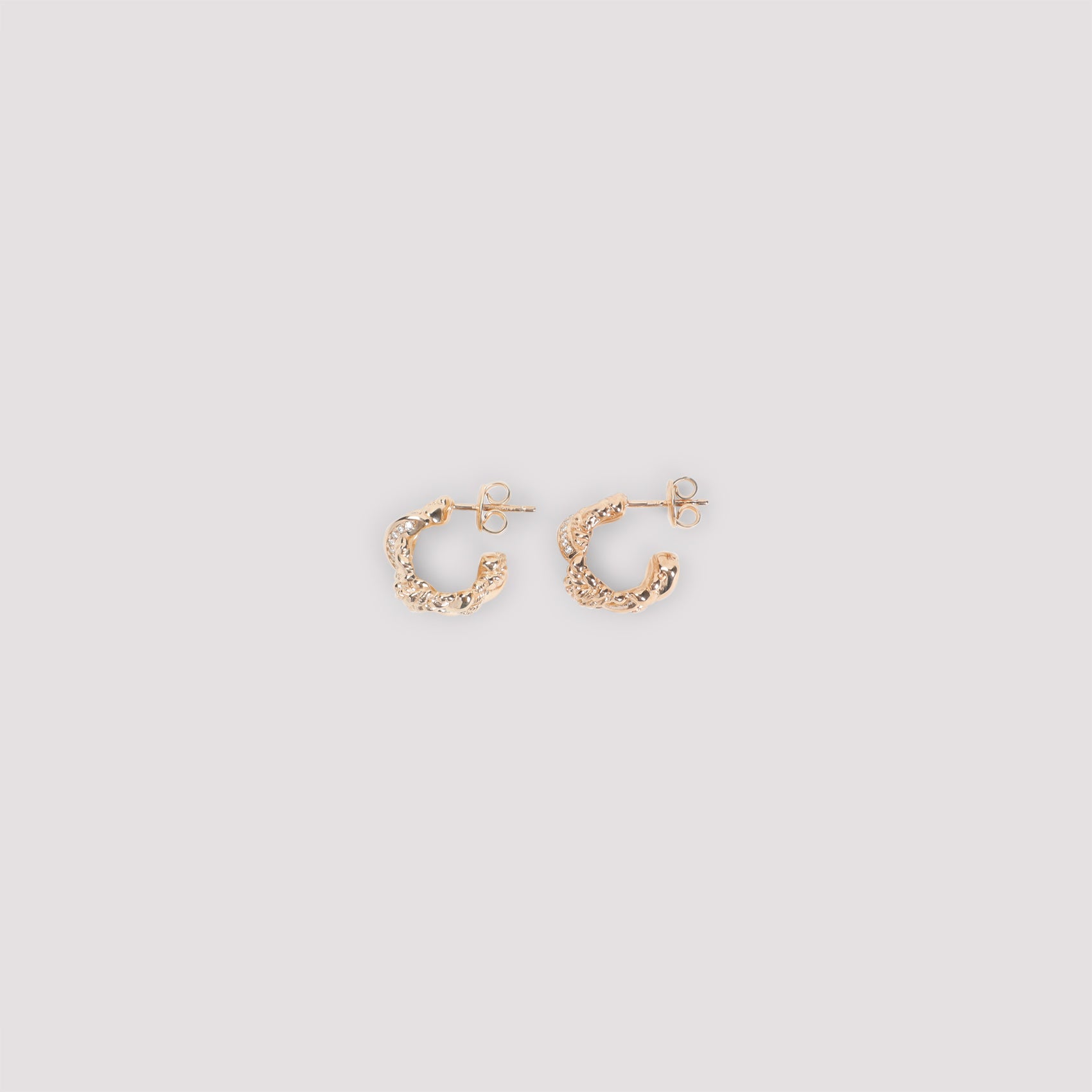 Bottega Veneta Brass Earrings