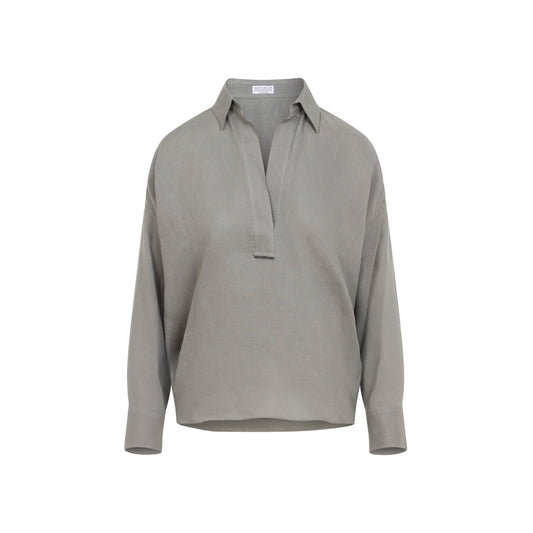 Brunello Cucinelli Linen Blouse