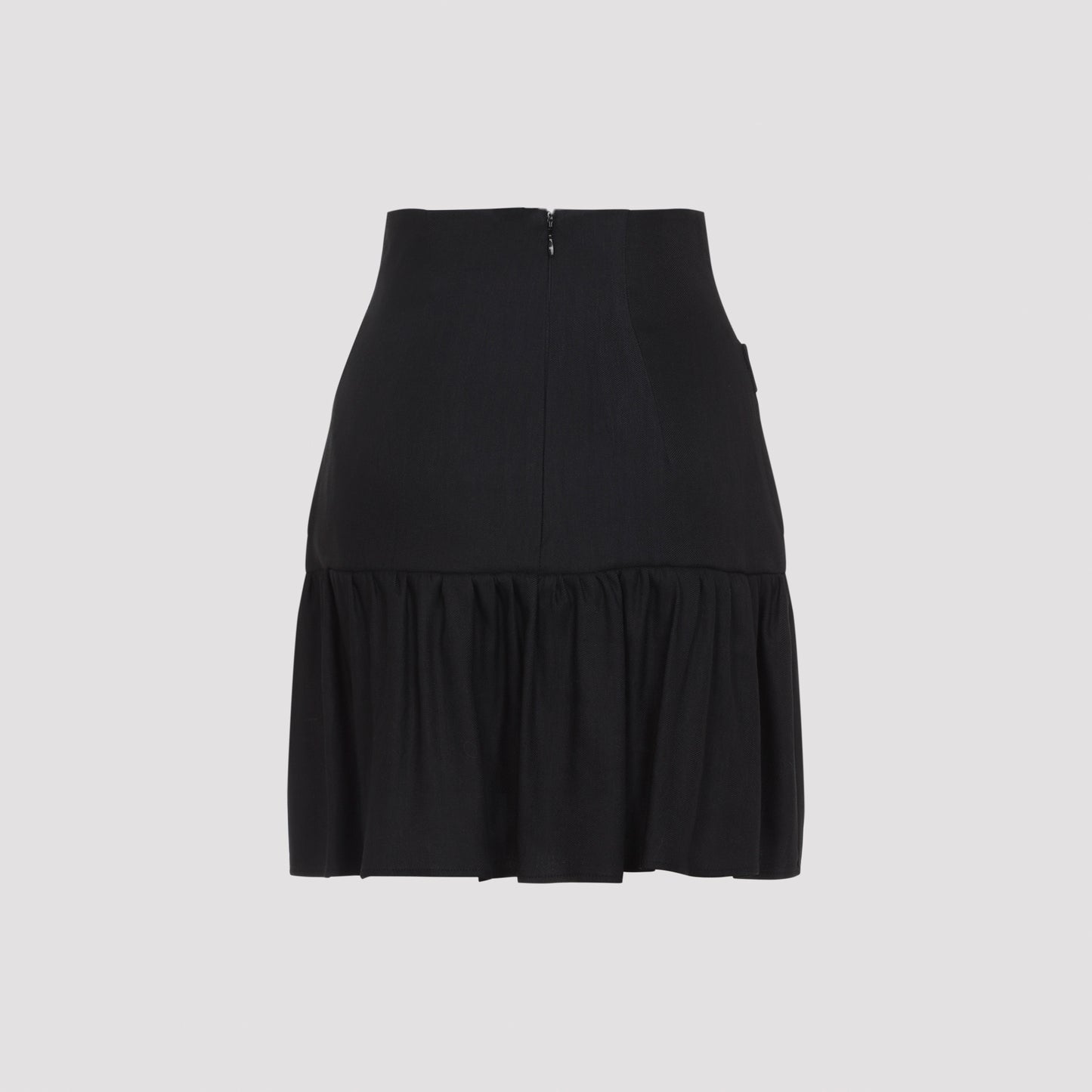 Elisabetta Franchi Linen Mini Skirt