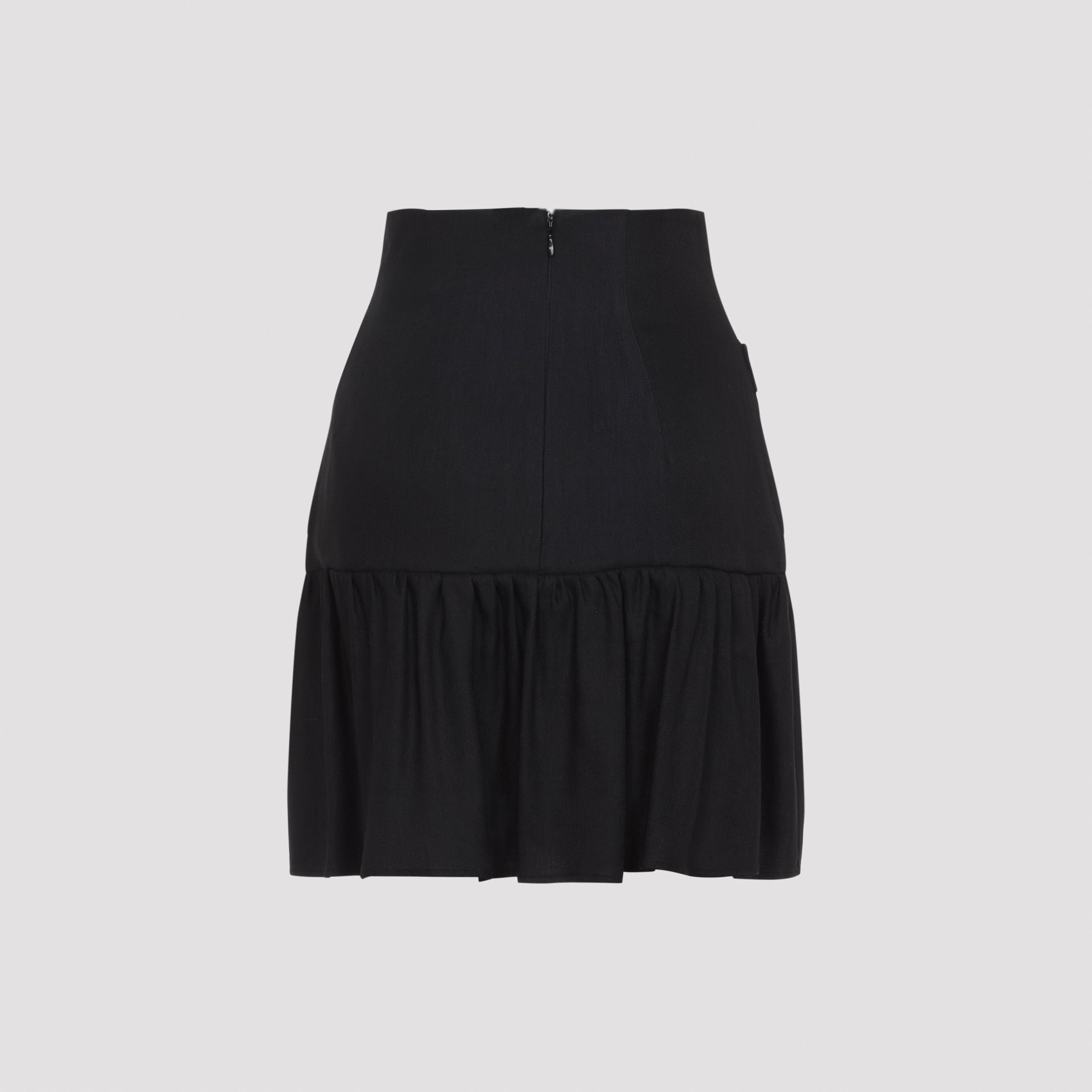 Elisabetta Franchi Linen Mini Skirt