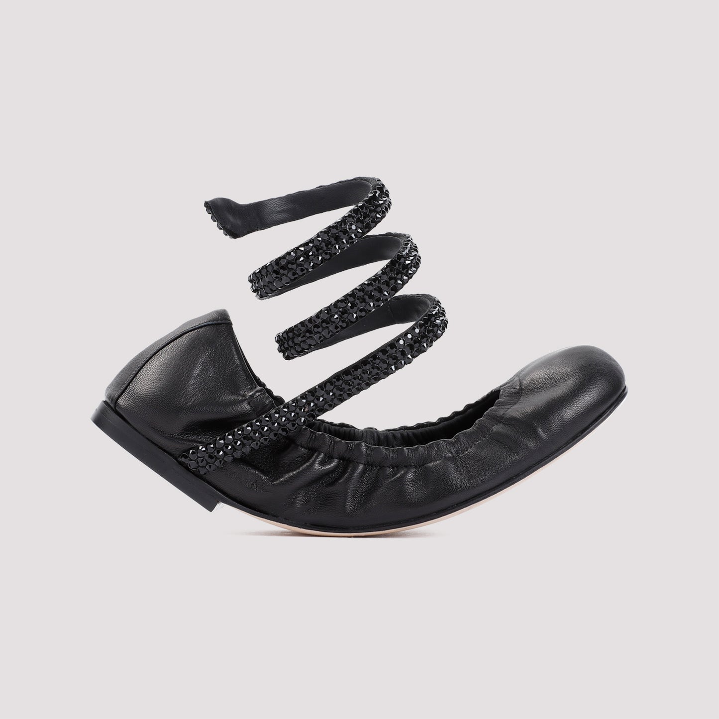 Rene Caovilla Lamb Leather Ballerinas