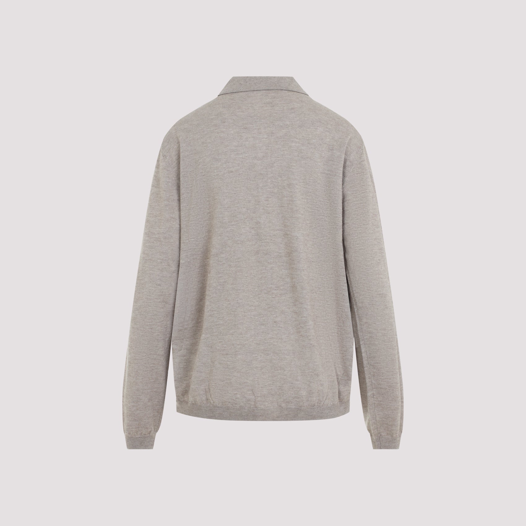 The Frankie Shop Tala Knit V-Neck Polo