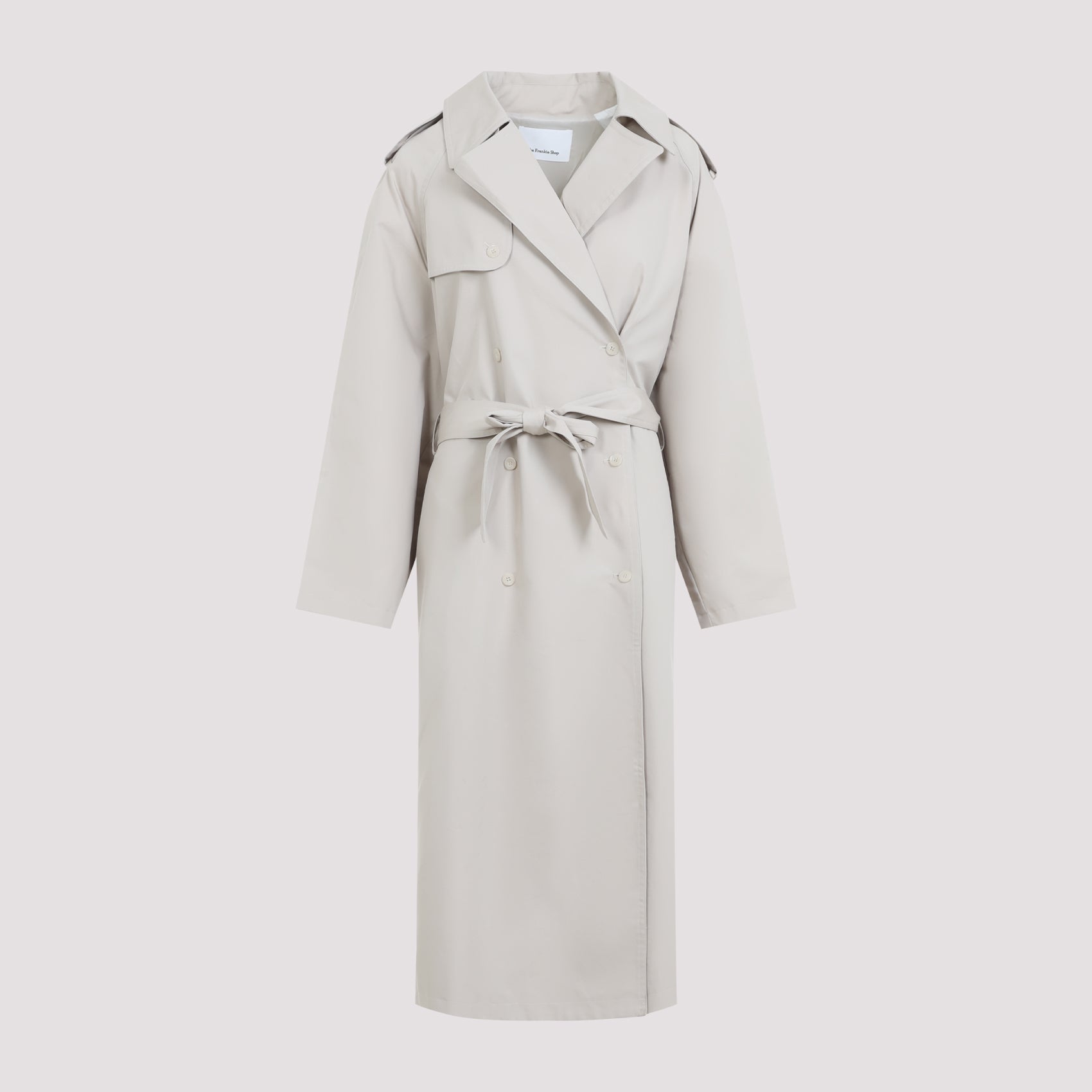 The Frankie Shop Riva Cotton Trench Coat
