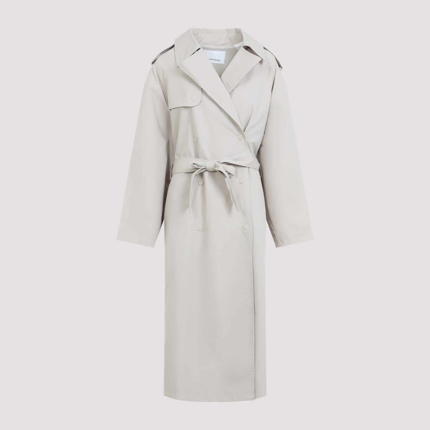 The Frankie Shop Riva Cotton Trench Coat