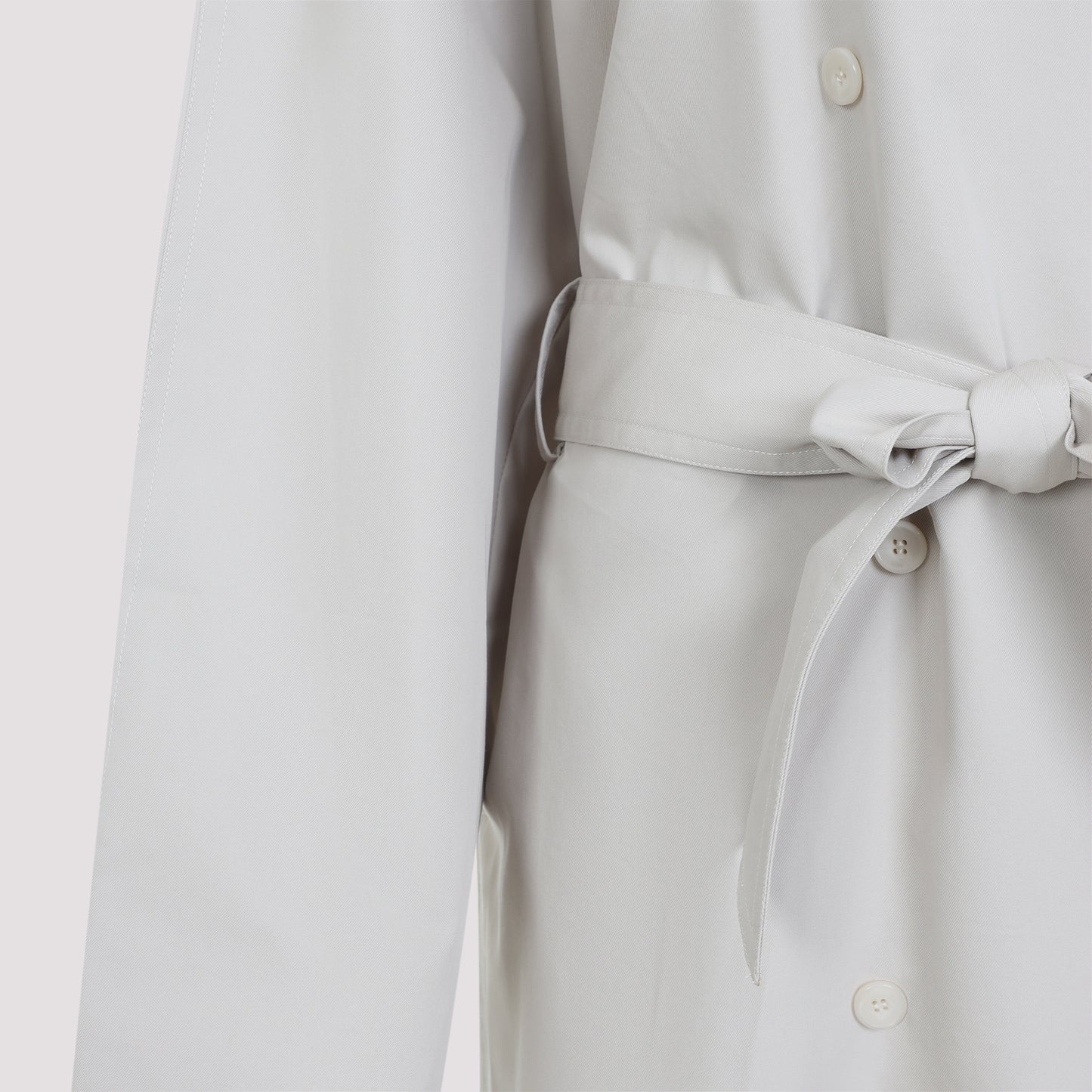 The Frankie Shop Riva Cotton Trench Coat