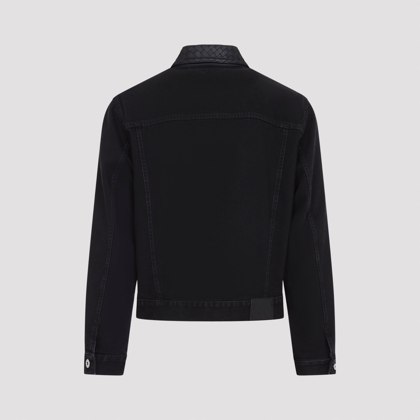 Bottega Veneta Intrecciato Collar Denim Jacket