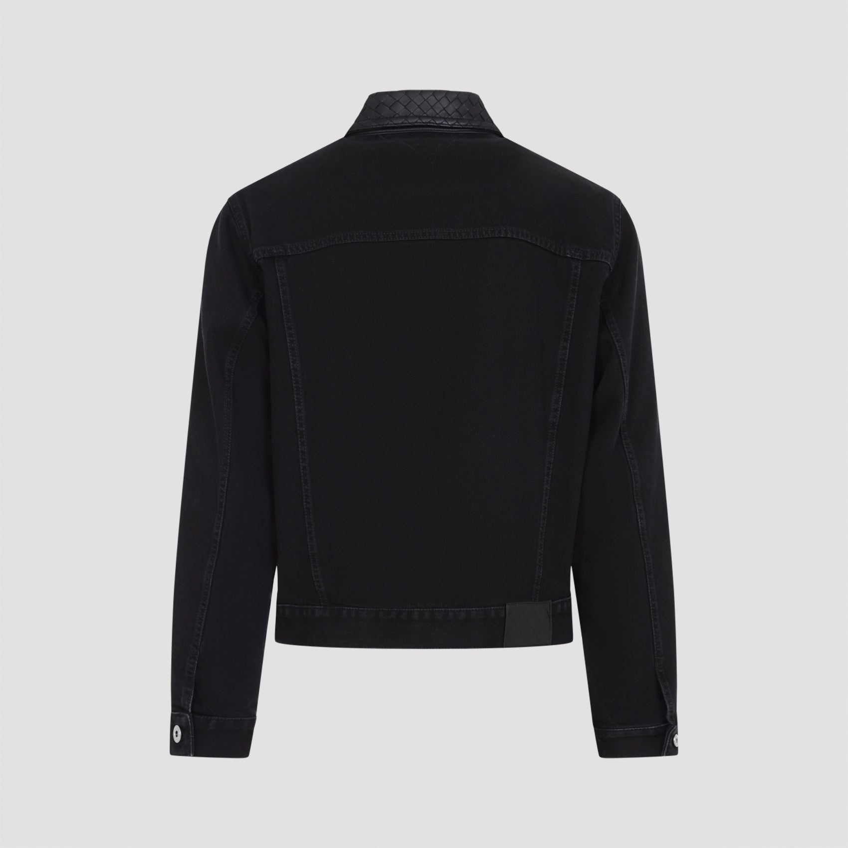 Bottega Veneta Intrecciato Collar Denim Jacket