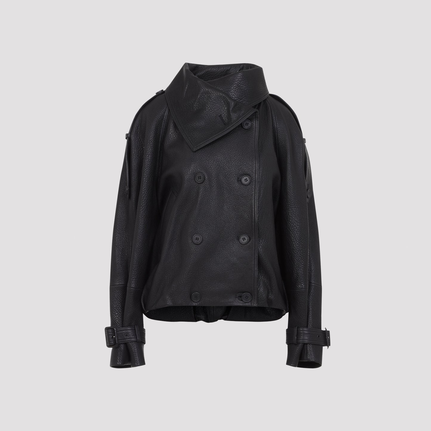 Acne Studios Leather Bomber Jacket