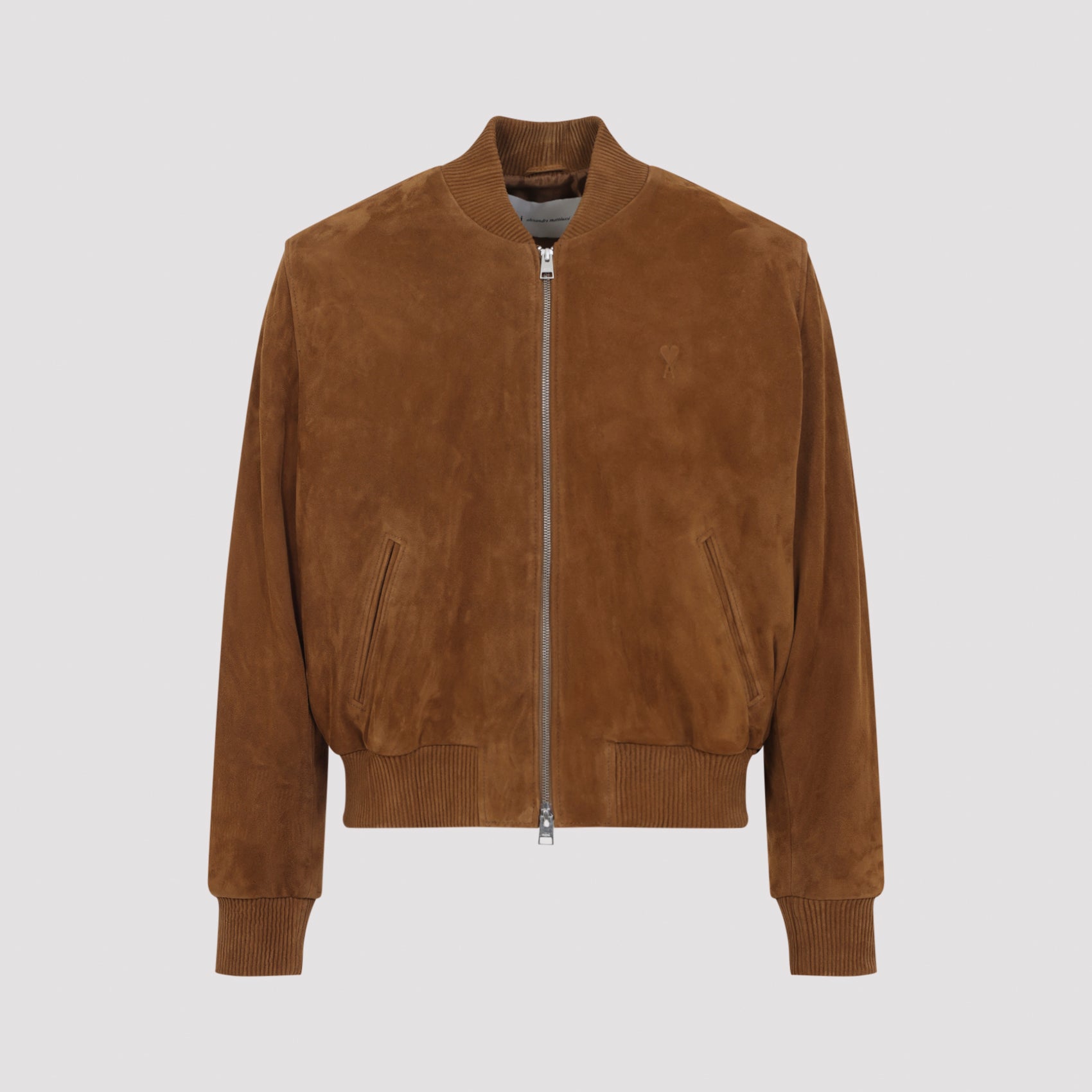 Ami Paris Suede Zipped Jacket