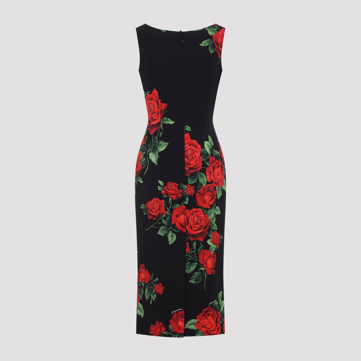 Dolce & Gabbana Rose Rosse Midi Dress