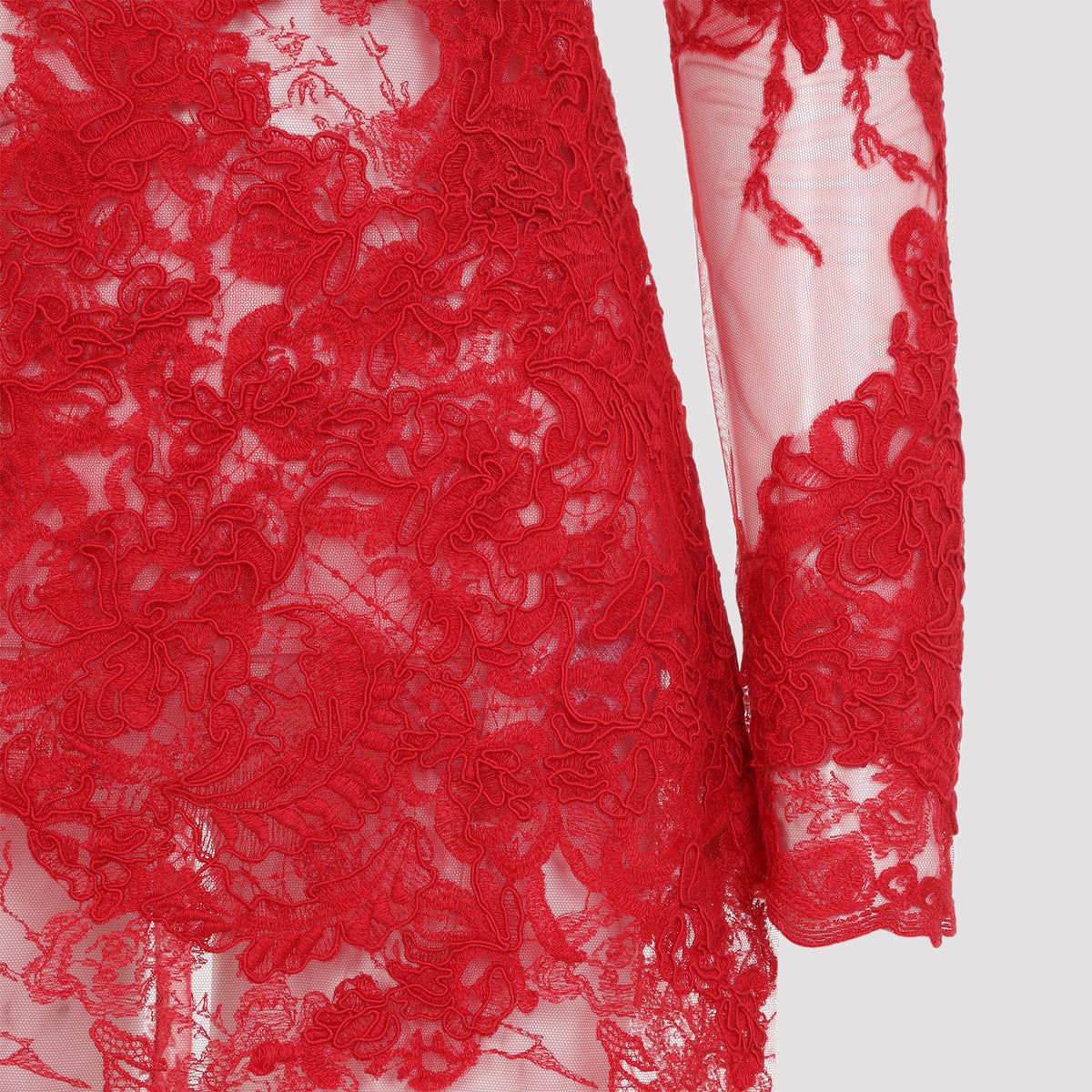 Ermanno Scervino Lace Mini Dress