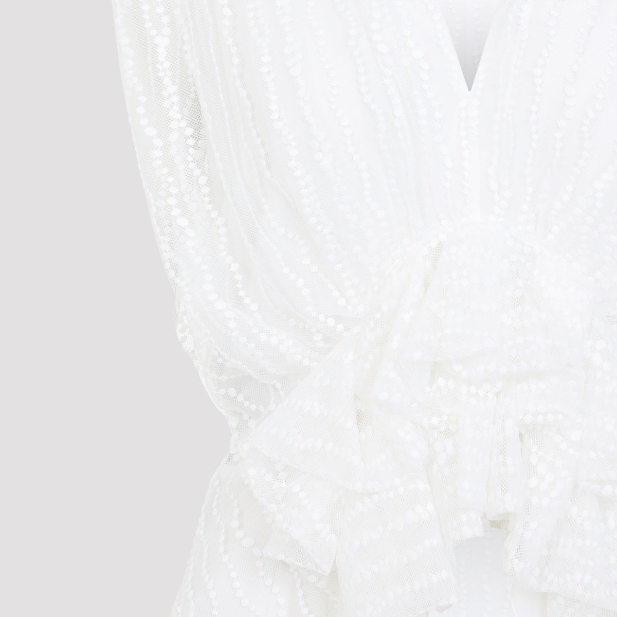 Alberta Ferretti Tulle Top