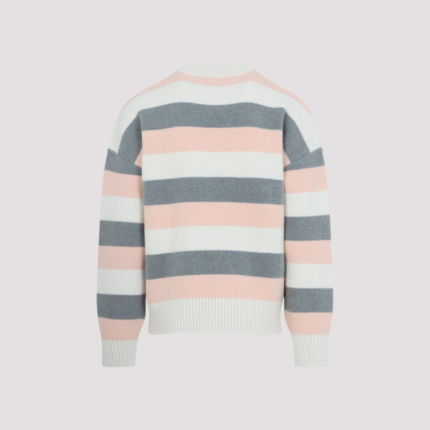 Ami Striped Crewneck Sweater