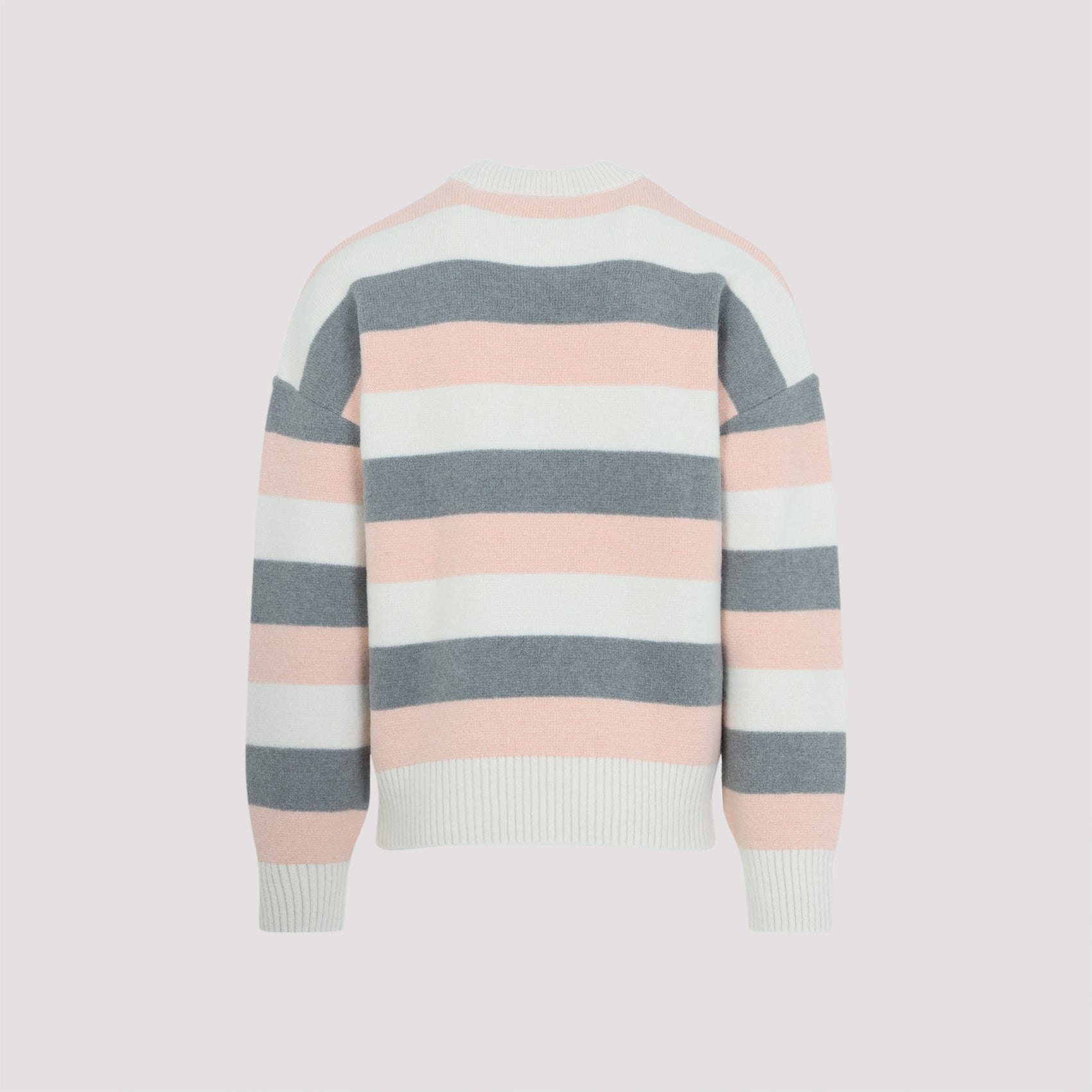 Ami Striped Crewneck Sweater