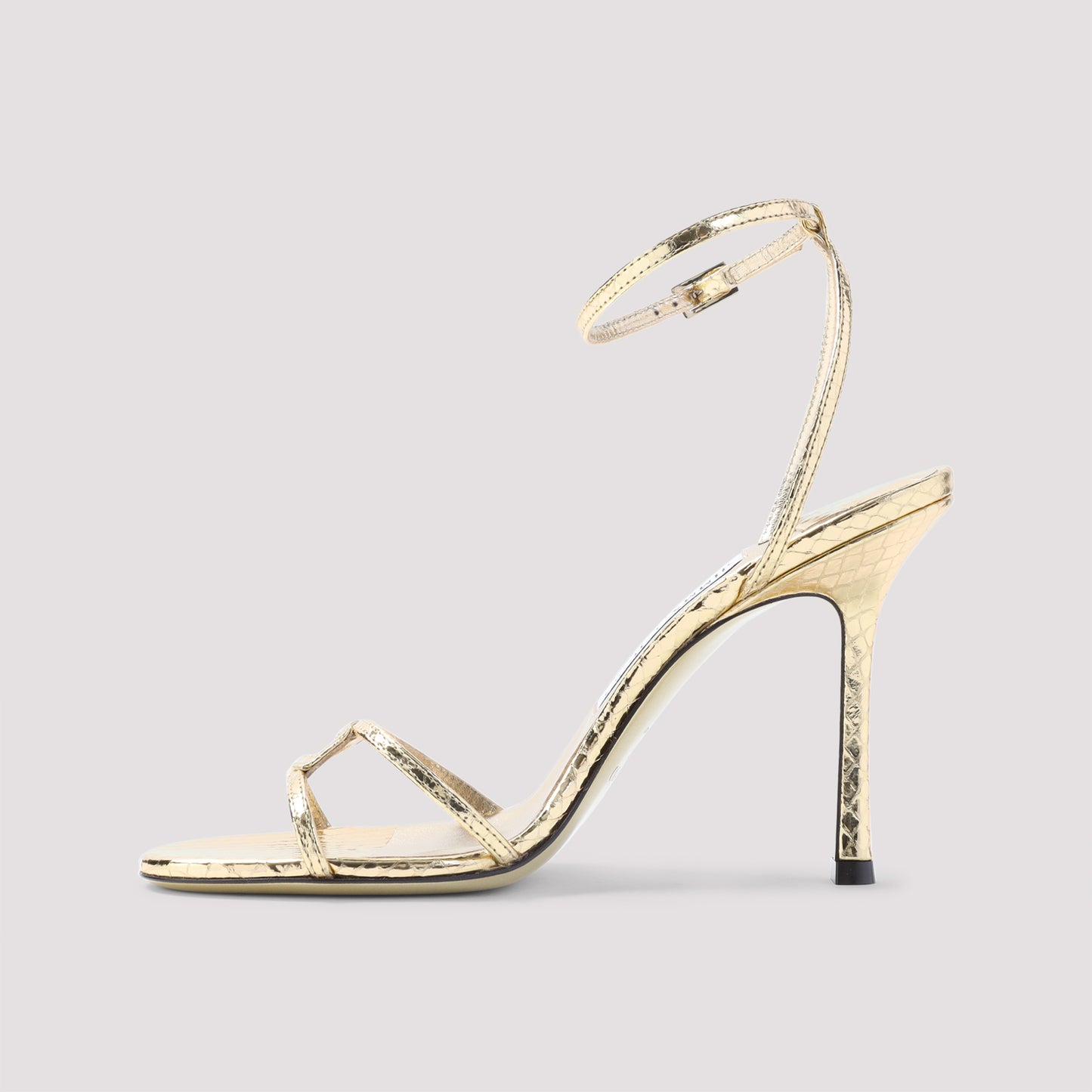 Jimmy Choo 1998 Leo Candy Wrap Leather Sandals