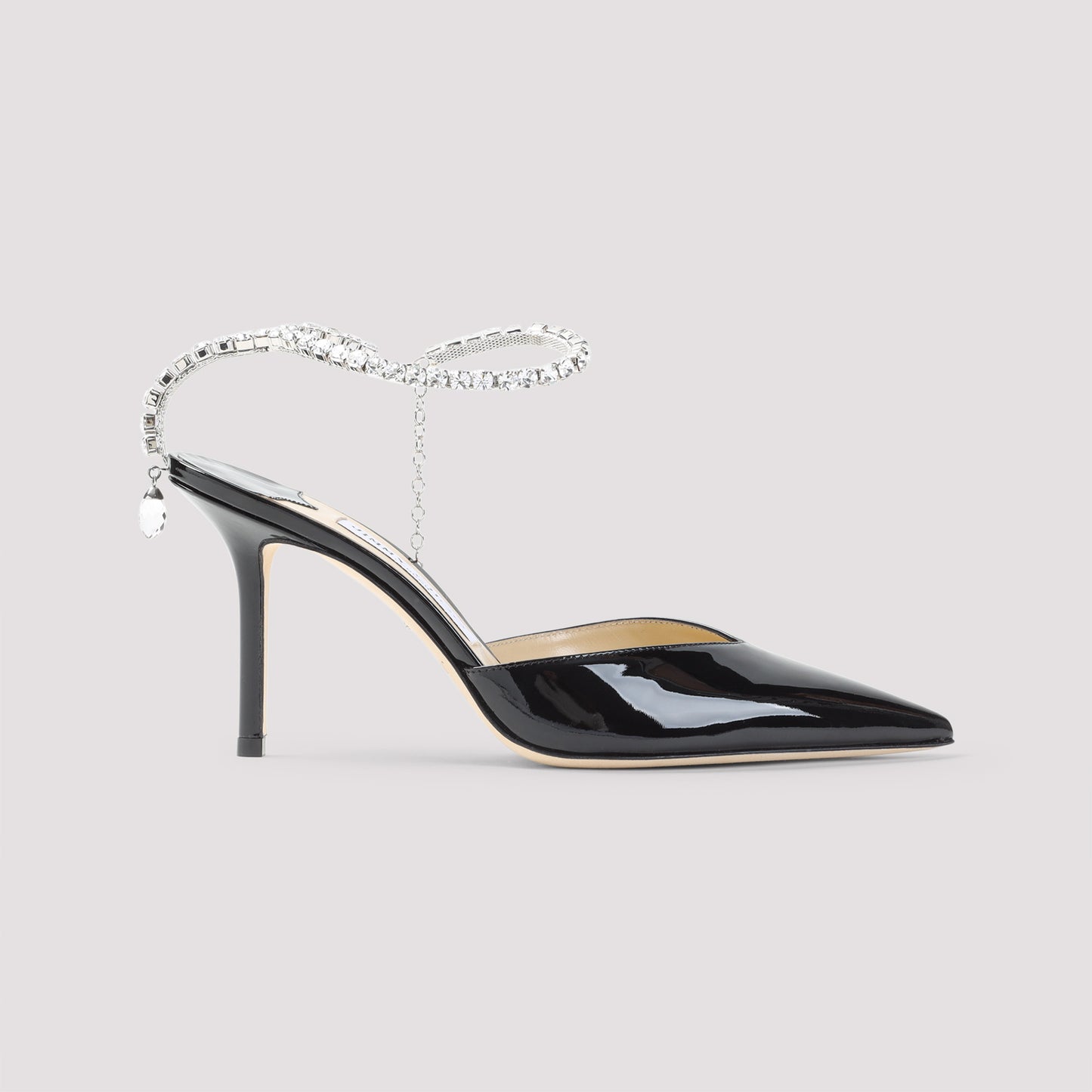 Jimmy Choo Saeda 85 Patent Leather Pumps
