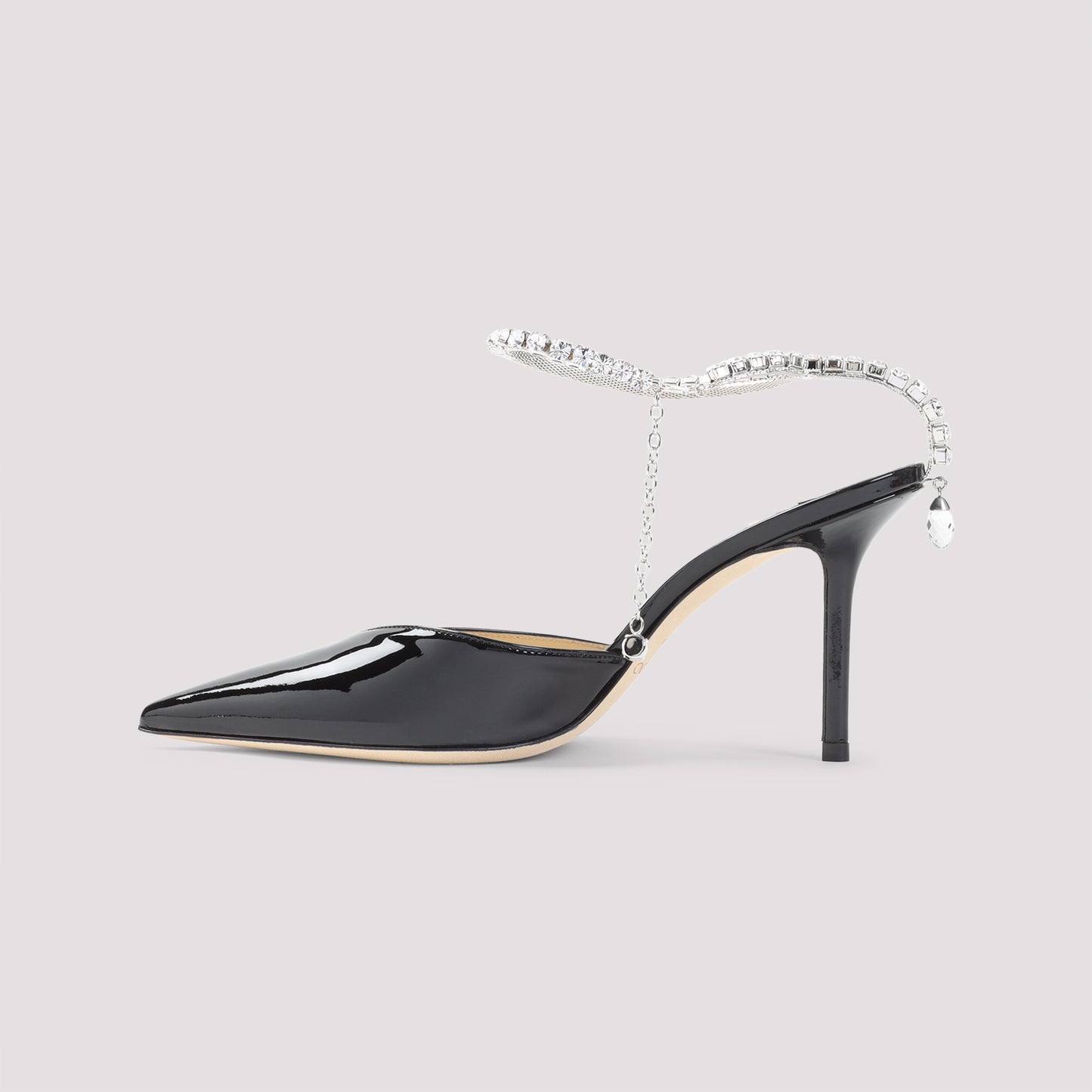 Jimmy Choo Saeda 85 Patent Leather Pumps