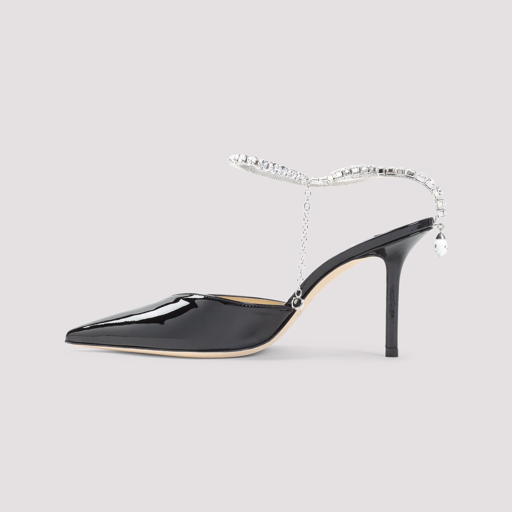 Jimmy Choo Saeda 85 Patent Leather Pumps