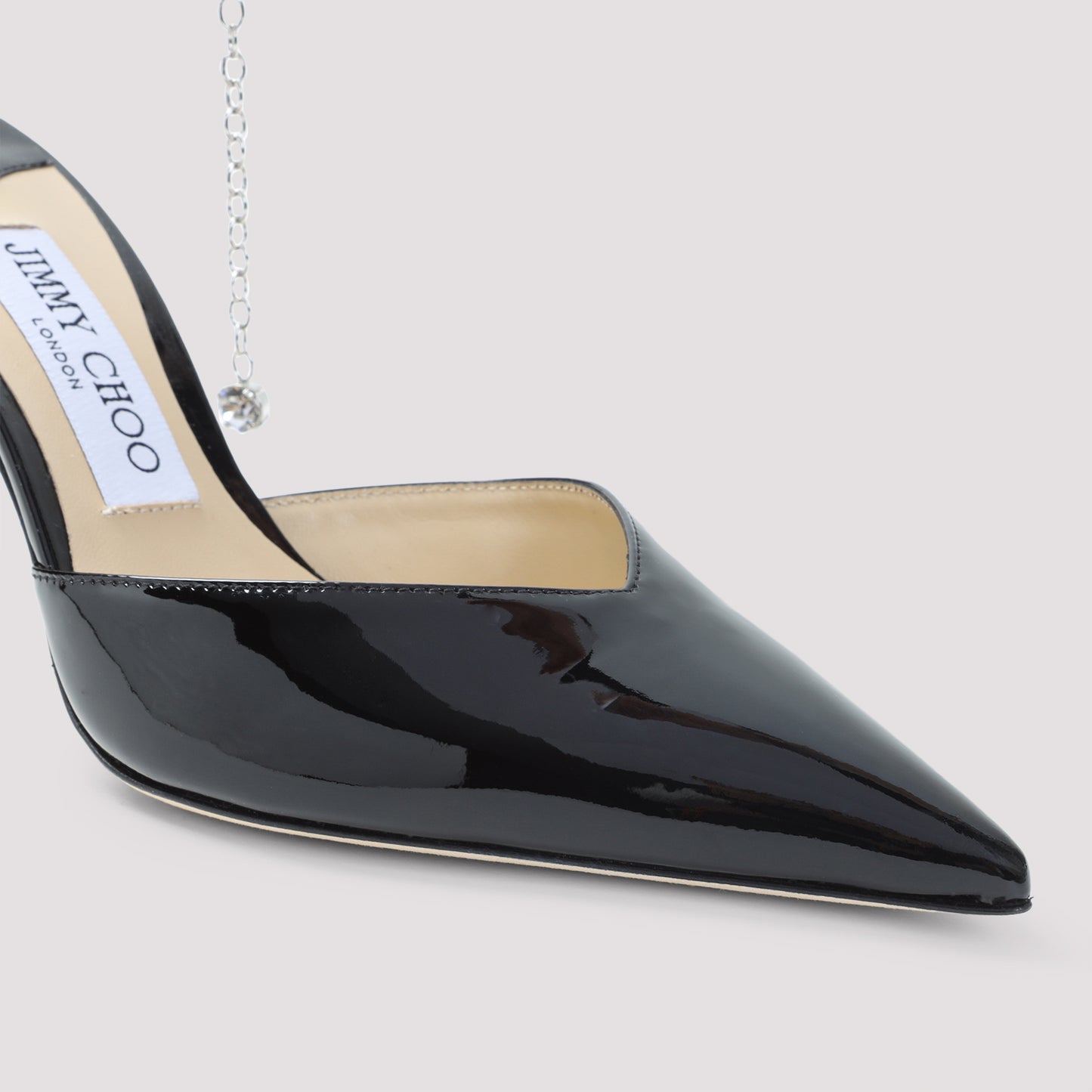 Jimmy Choo Saeda 85 Patent Leather Pumps
