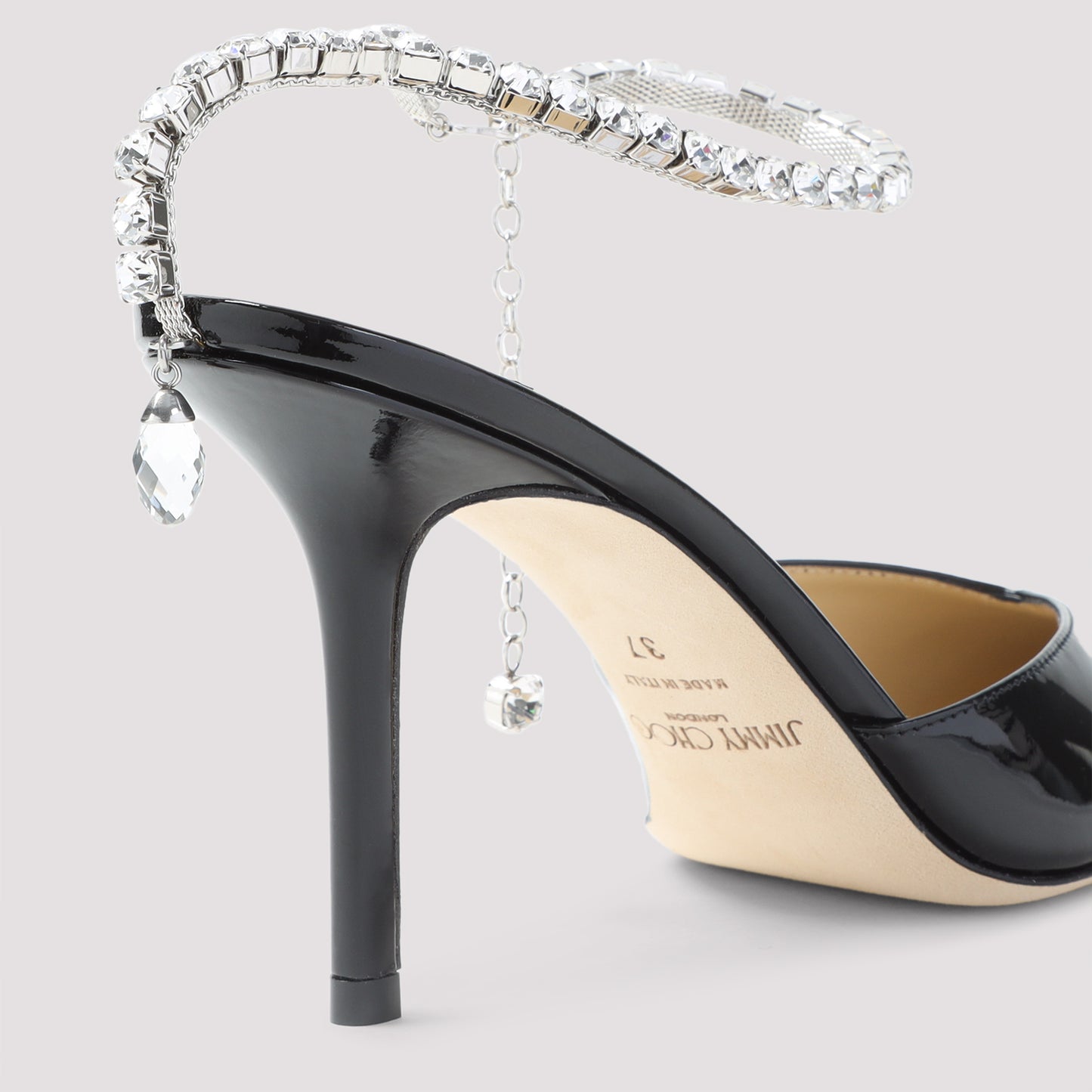 Jimmy Choo Saeda 85 Patent Leather Pumps