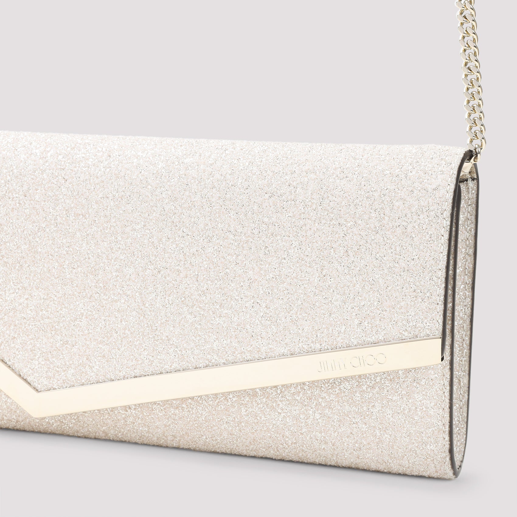 Jimmy Choo Emmie Glitter Clutch